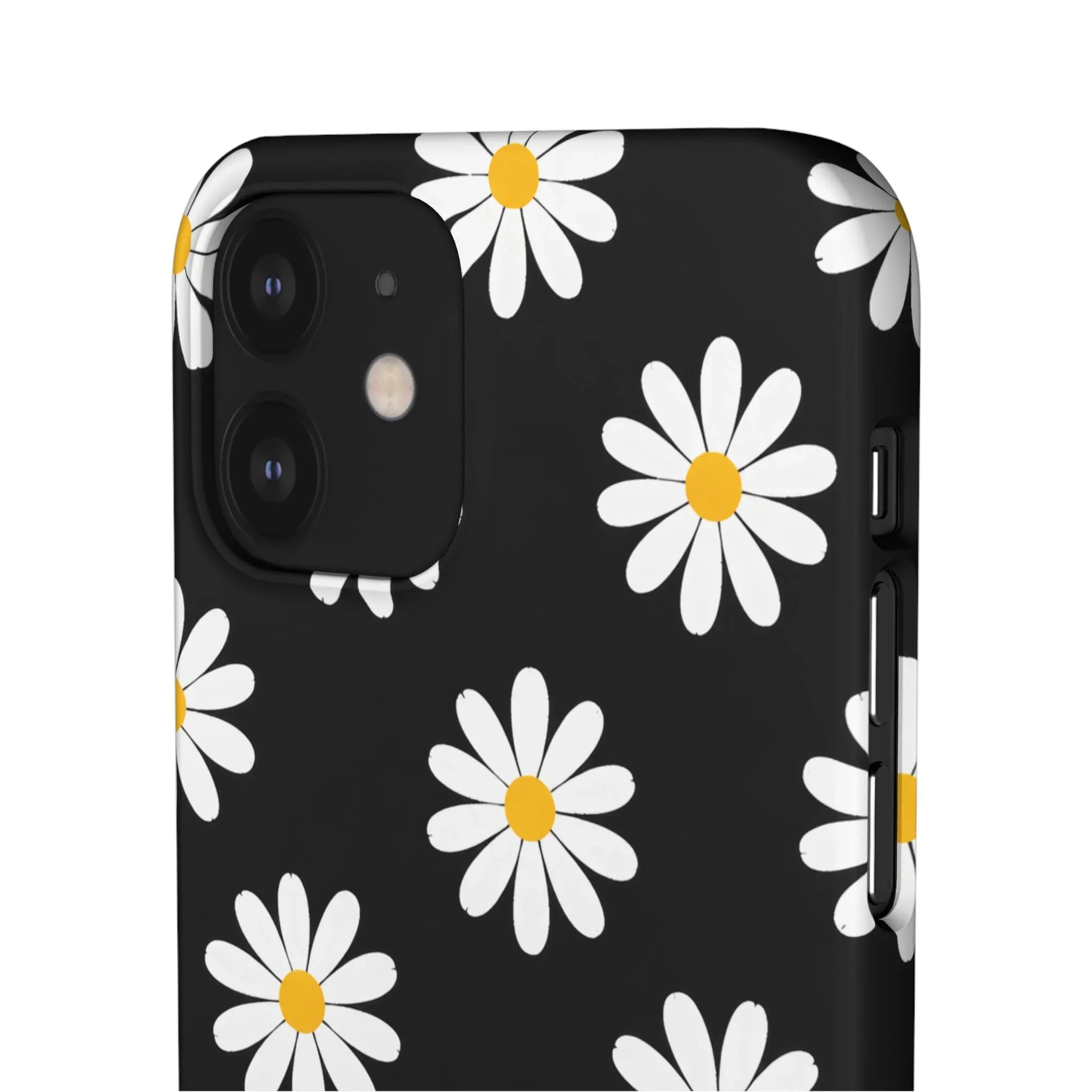 Daisy Charm Phone Case for iPhone 11-17 and Galaxy S20-S25 - KARARMDESIGN
