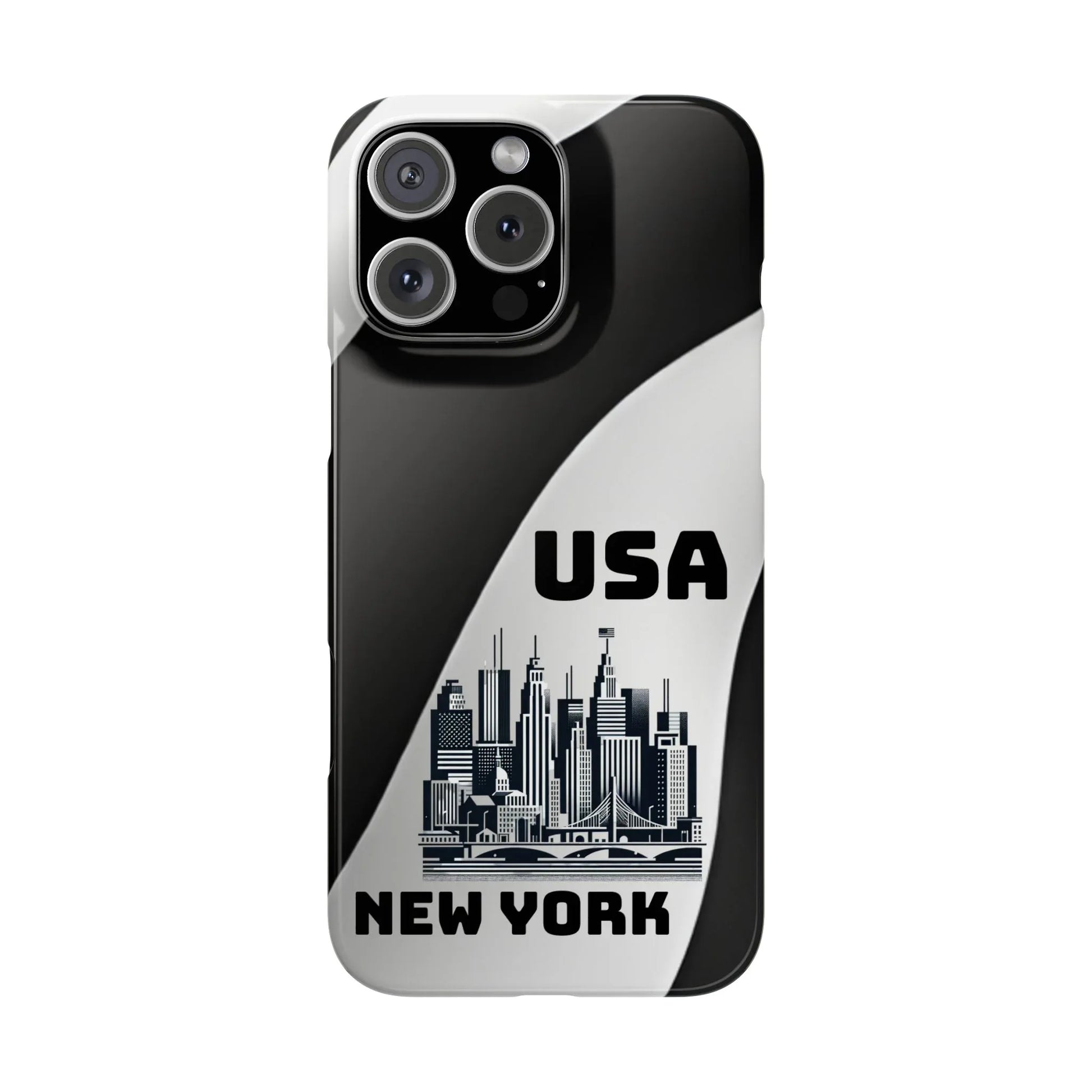 Monochrome New York City Phone Case for iPhone, Galaxy & Pixel - KARARMDESIGN