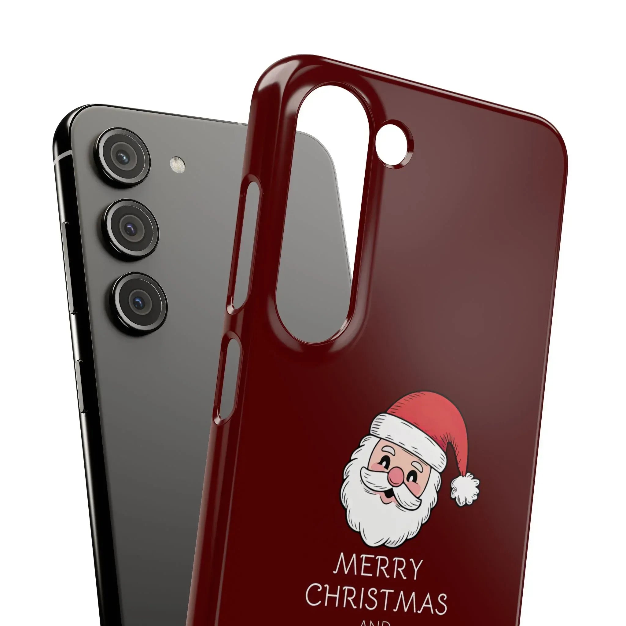 Crimson Claus Phone Case for iPhone 8-17 and Galaxy S20-S25 - KARARMDESIGN
