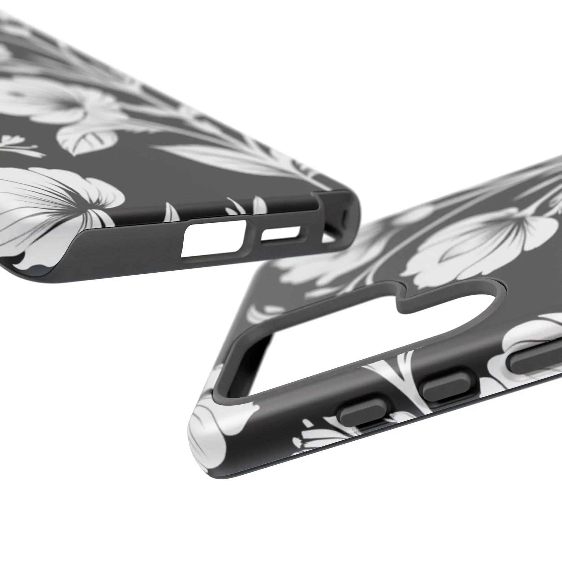 Elegant Floral Phone Case for Galaxy S20-S25 - KARARMDESIGN