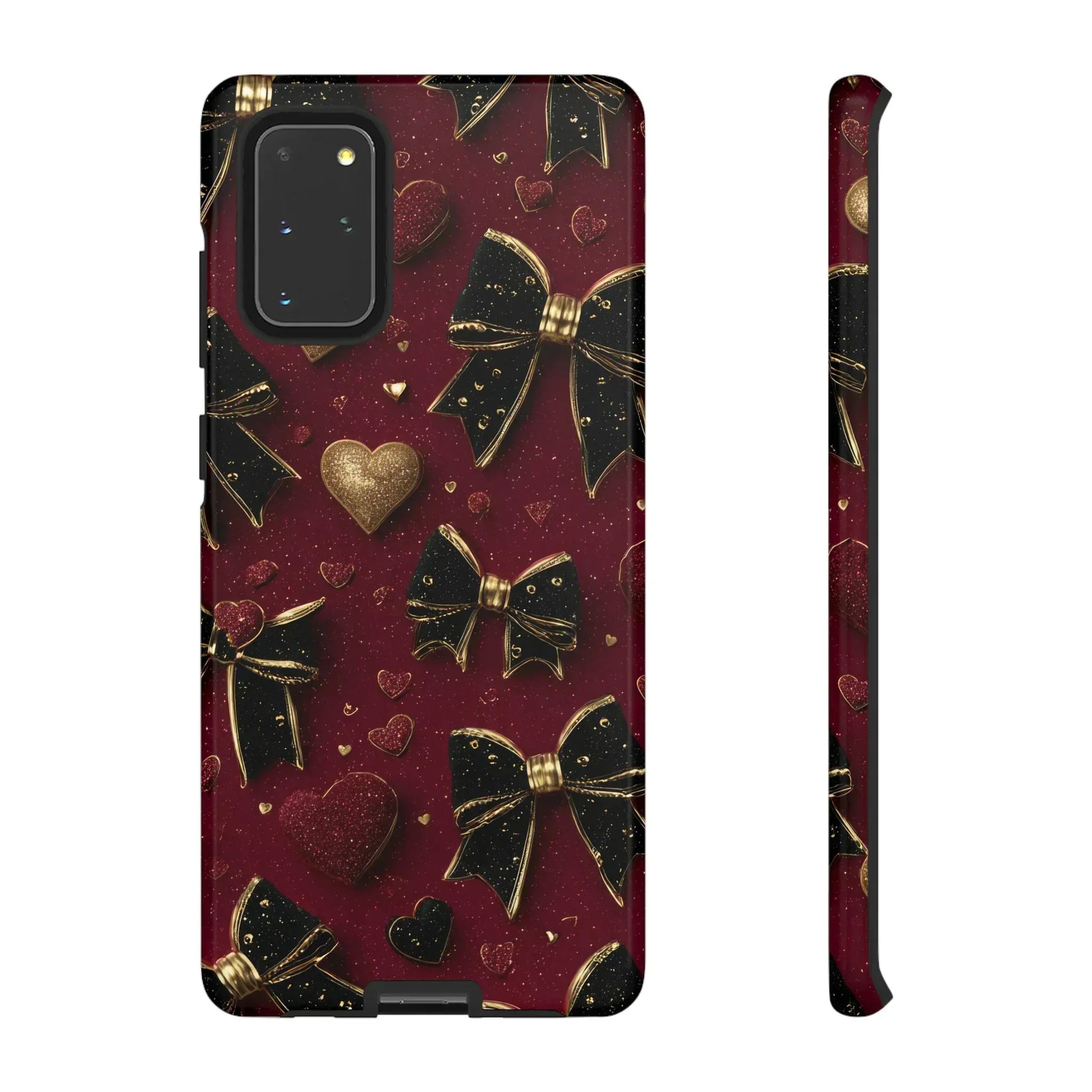 Velvet Valentine Charm Phone Case for iPhone 11-17 and Galaxy S10-S25 - KARARMDESIGN