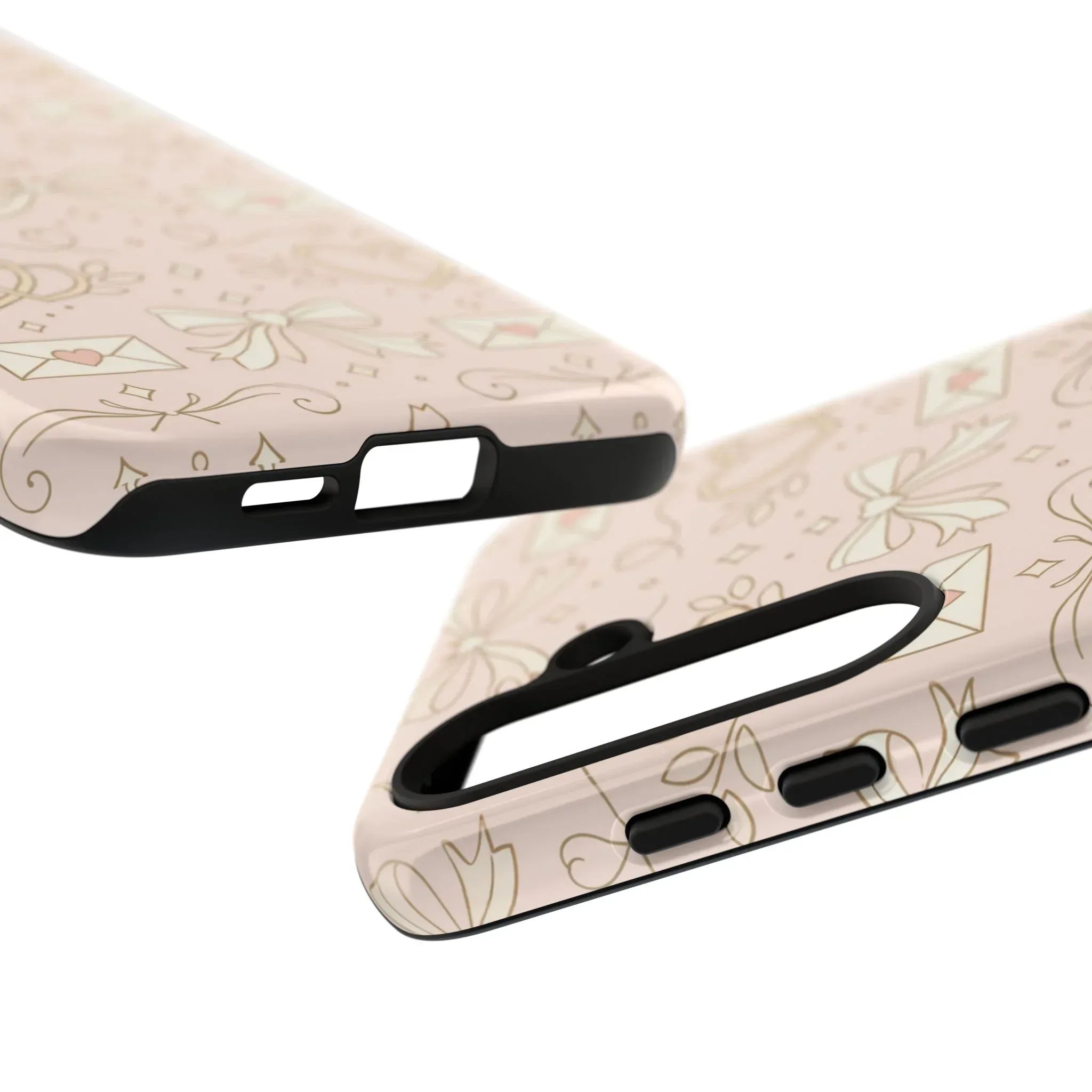 Sweet Romance Tough Phone Case for iPhone 11–17 & Galaxy S10–S25 - KARARMDESIGN