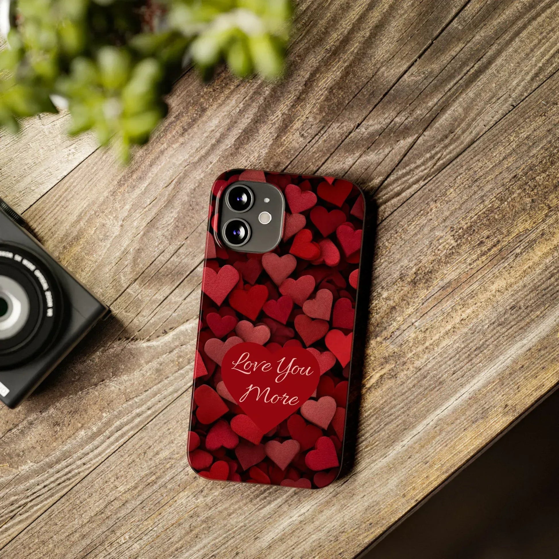 Love You More Phone Case Slim Phone Cases for iPhone 11-17 - KARARMDESIGN