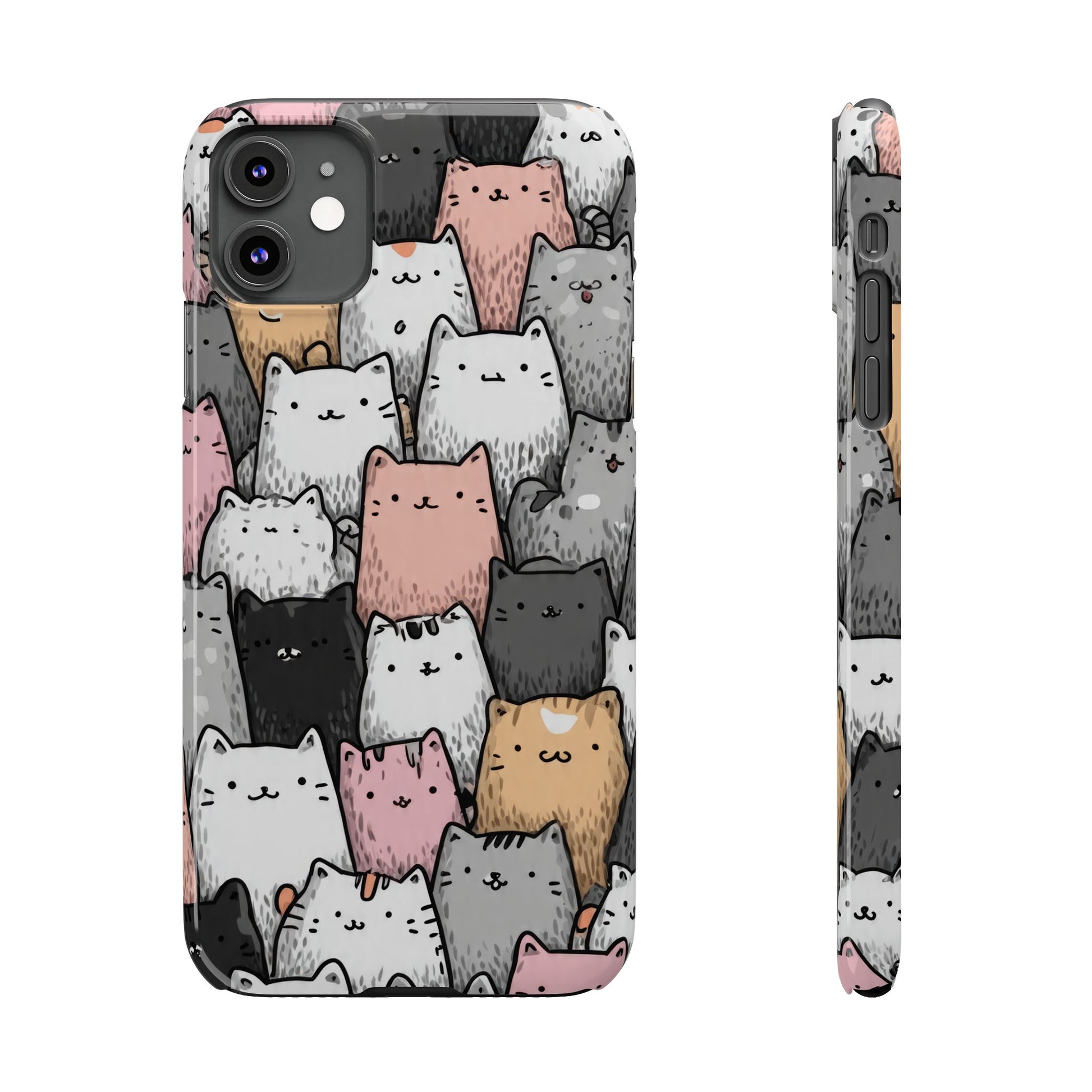 Cat Carnival Phone Case for iPhone 11-17 Models - KARARMDESIGN