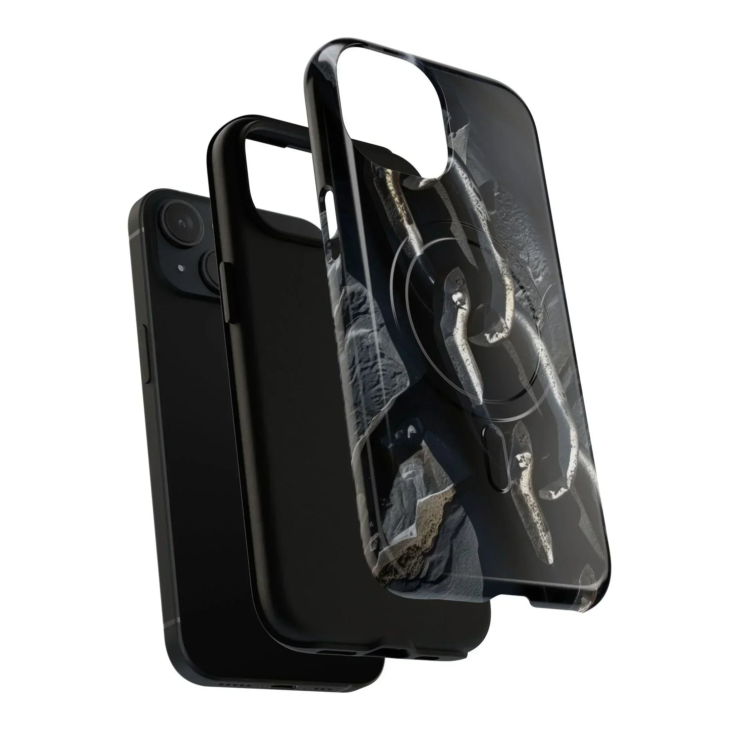 “Iron Chain” Tough Magnetic Phone Case for iPhone 14-16 Models - KarArmDesign