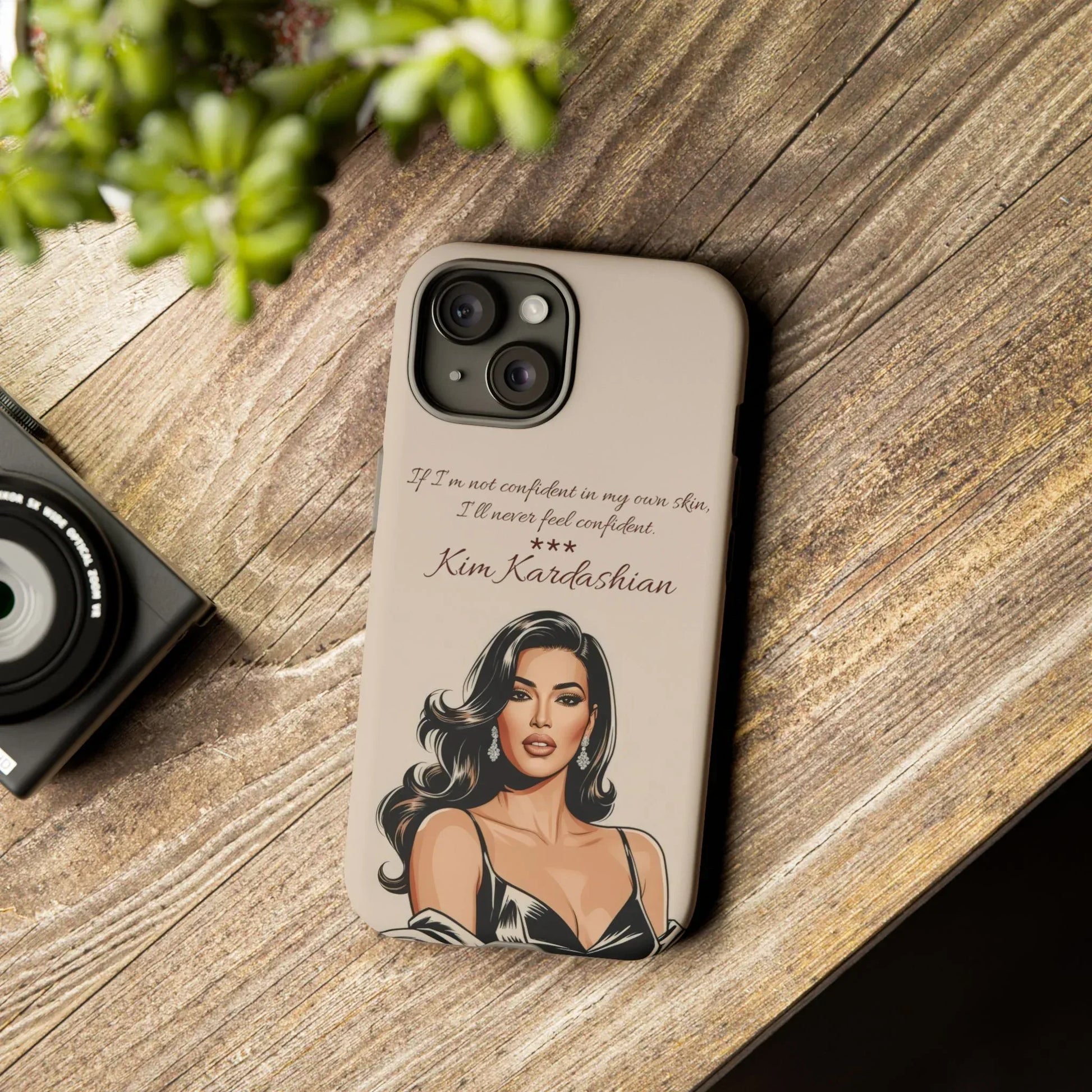 Kim Kardashian Quote Phone Case – Illustrated for iPhone 15-17 Models - KARARMDESIGN