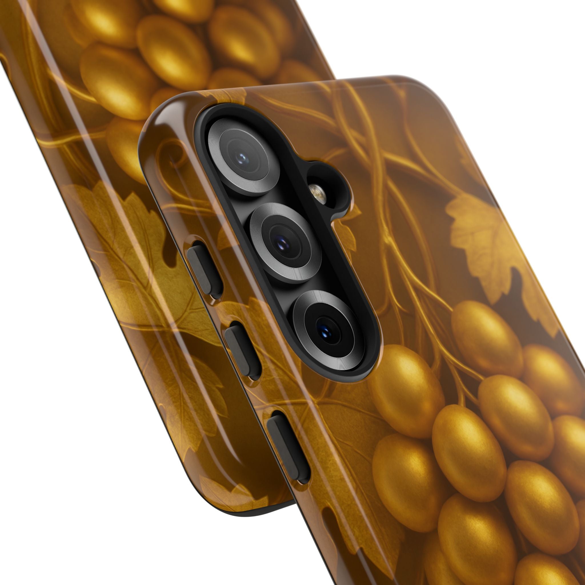 Golden Grapes Tough Phone Case for Samsung Galaxy S20–S26