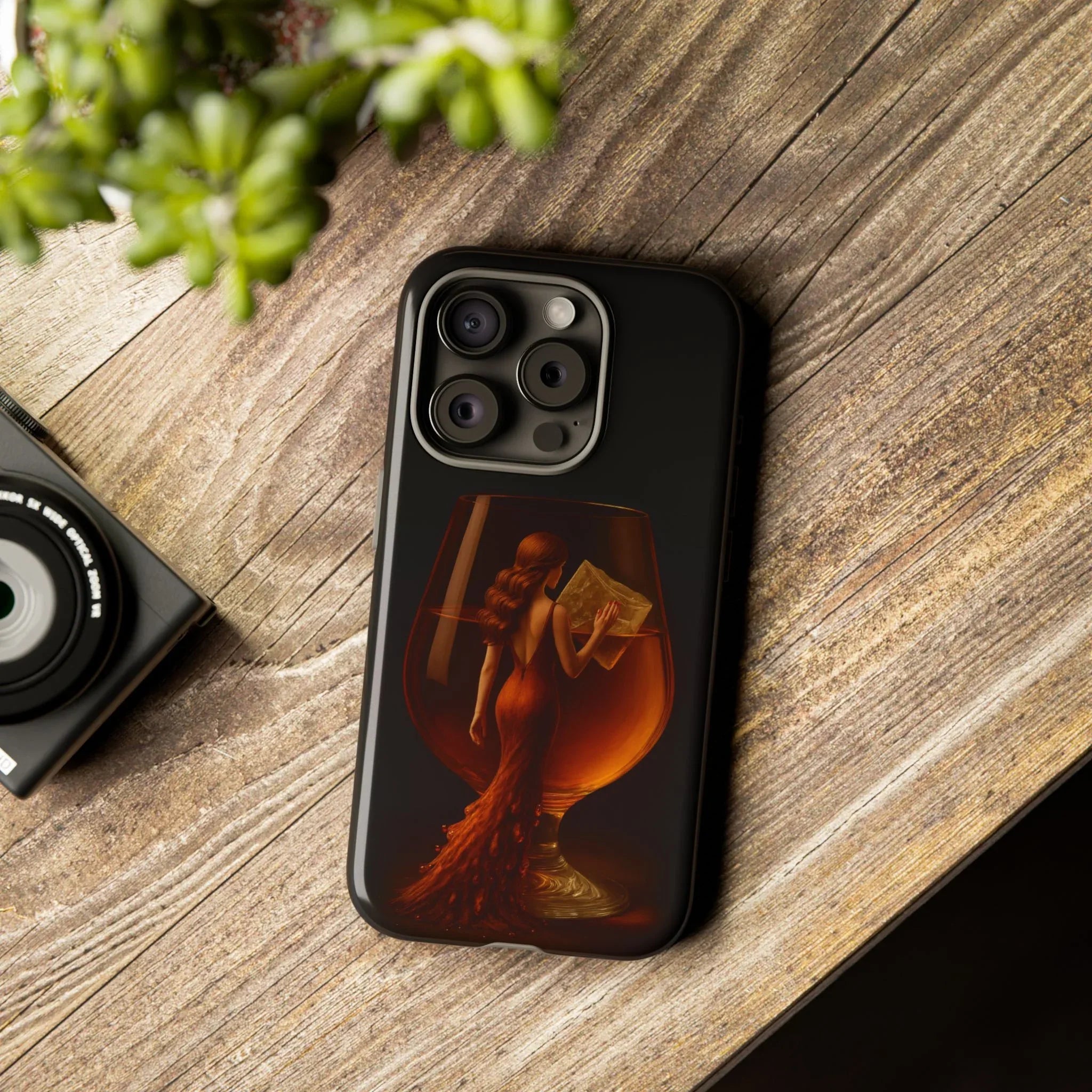 Elegant Midnight Lady Phone Case for iPhone 8-17 and Google Pixel 4-9 - KARARMDESIGN