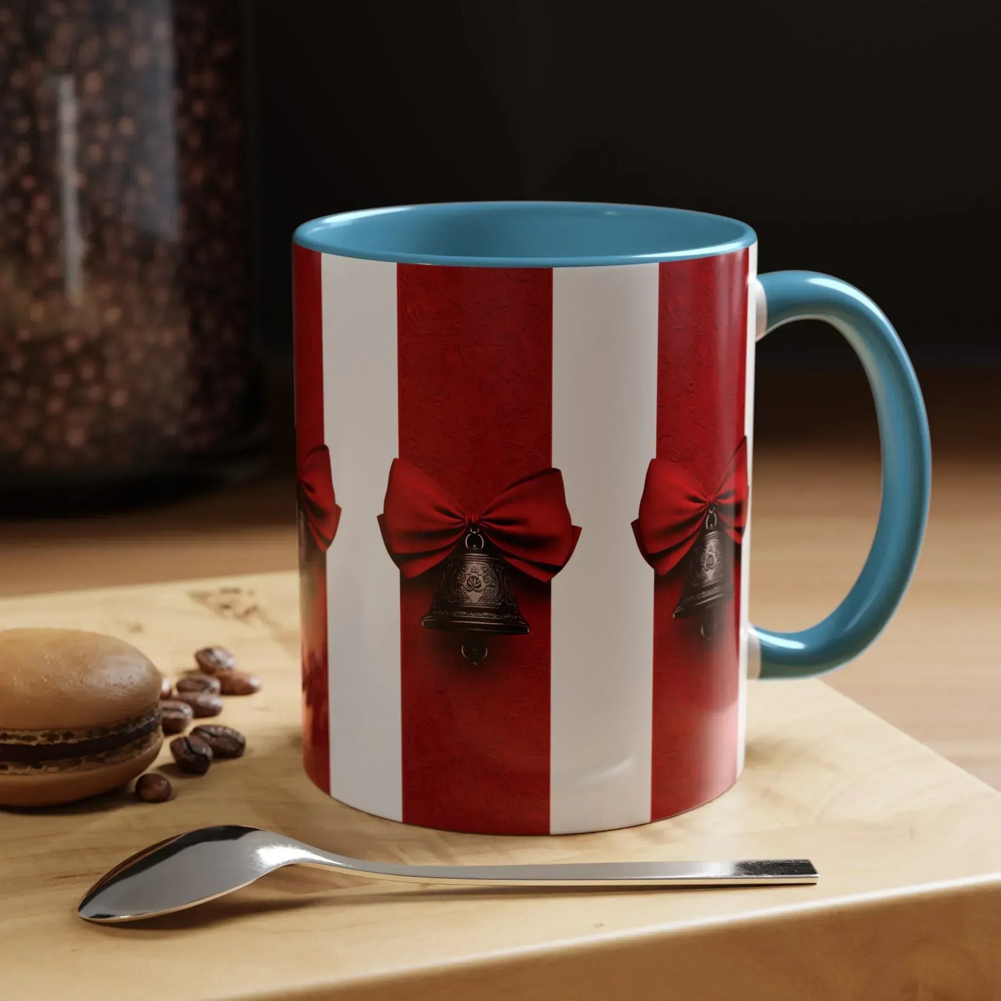 Holiday Bells Mug - Accent Coffee Mug (11, 15oz) - KARARMDESIGN