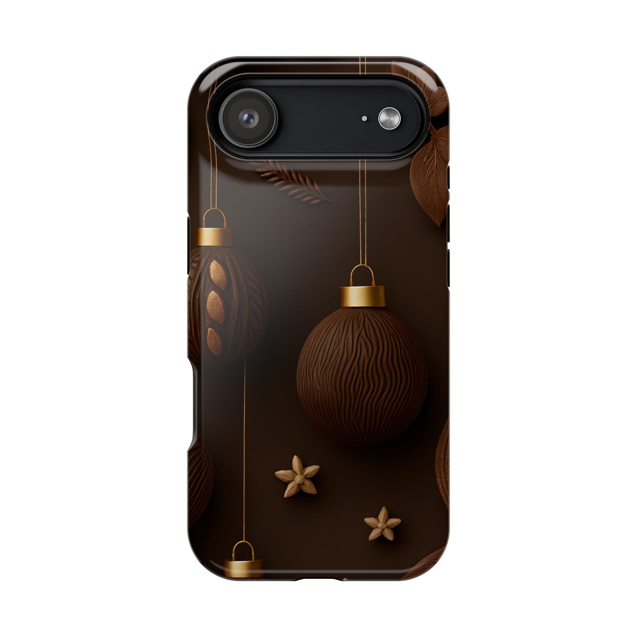 Chocolate Ornaments Phone Case for iPhone 11-17 and Galaxy S22-S26