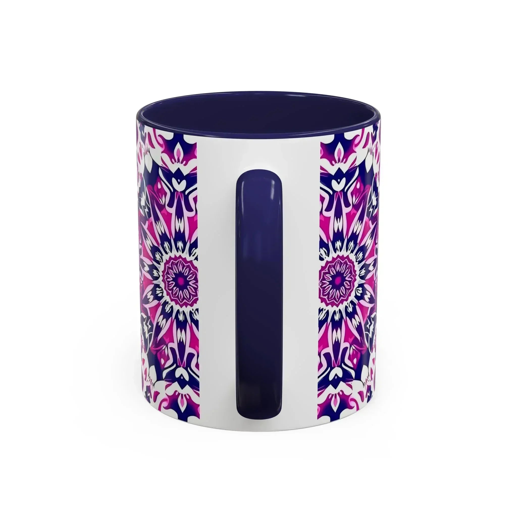 Vibrant Mandala Burst Ceramic Coffee Mug -11 & 15oz - KARARMDESIGN