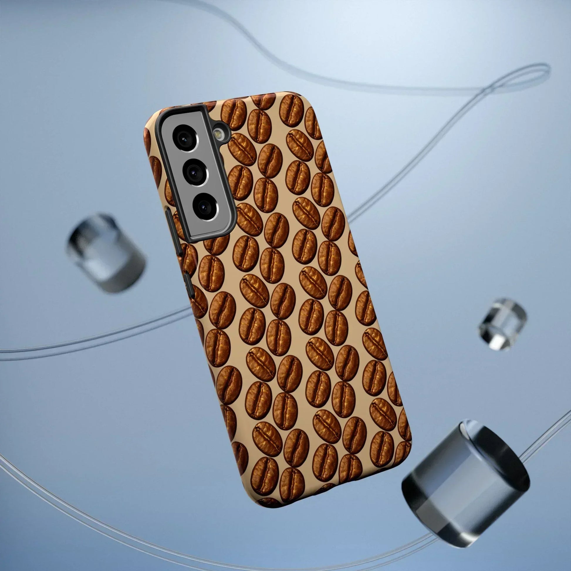 Coffee Pattern Phone Case for iPhone and Samsung Galaxy - KarArmDesign