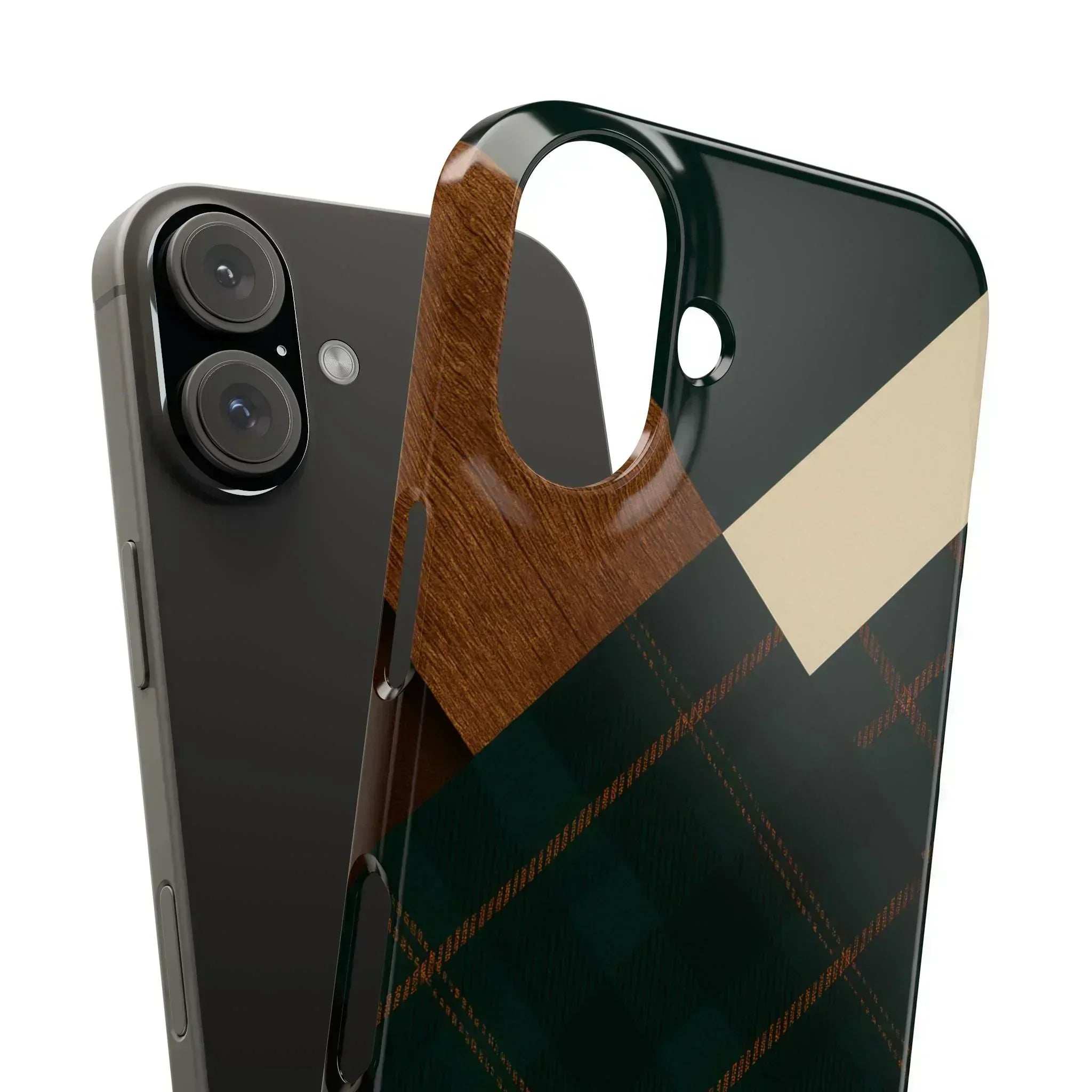 Rustic Green Phone Case for iPhone 8-16 and Galaxy S20-S24 - KARARMDESIGN