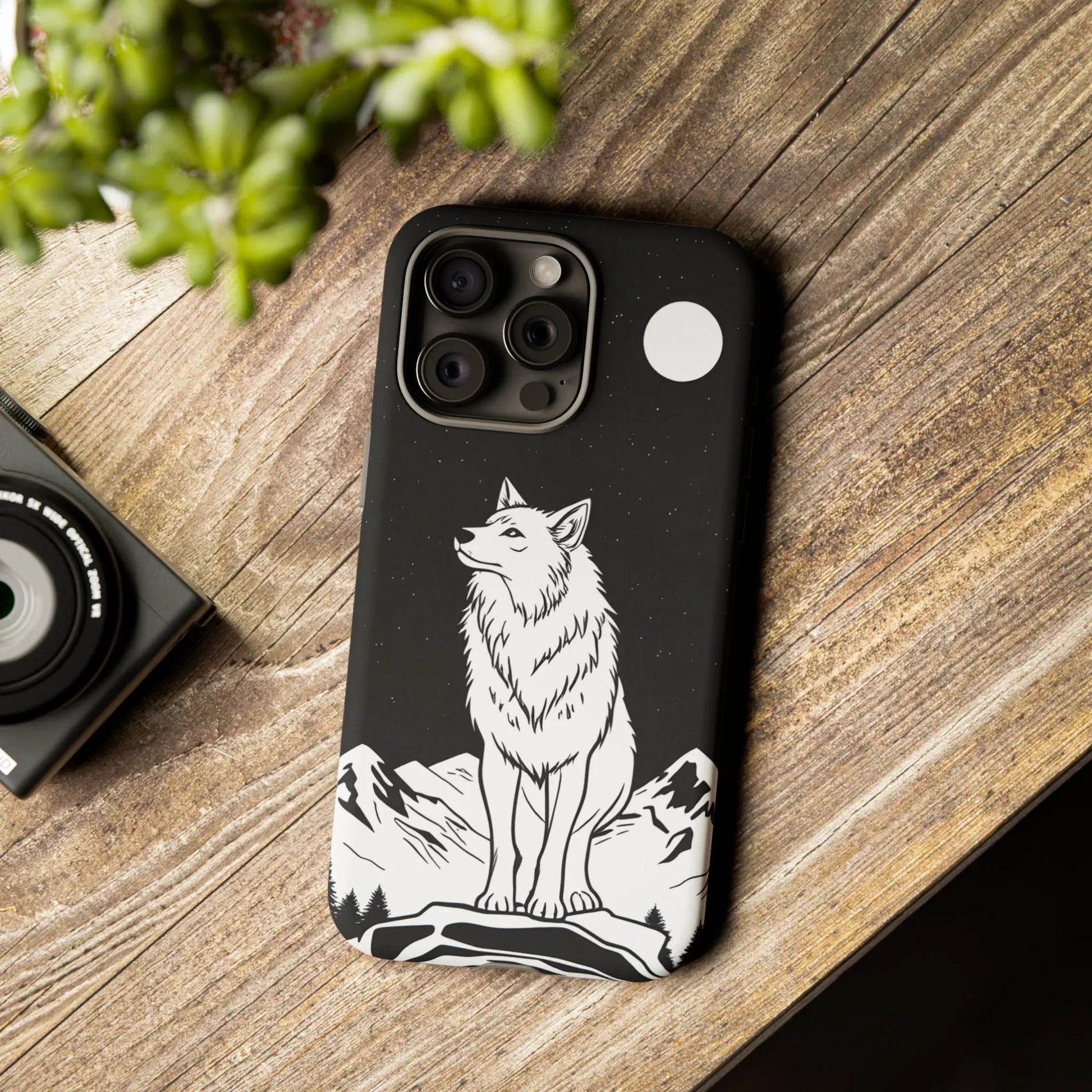 Majestic Wolf Phone Case for iPhone and Galaxy - KARARMDESIGN