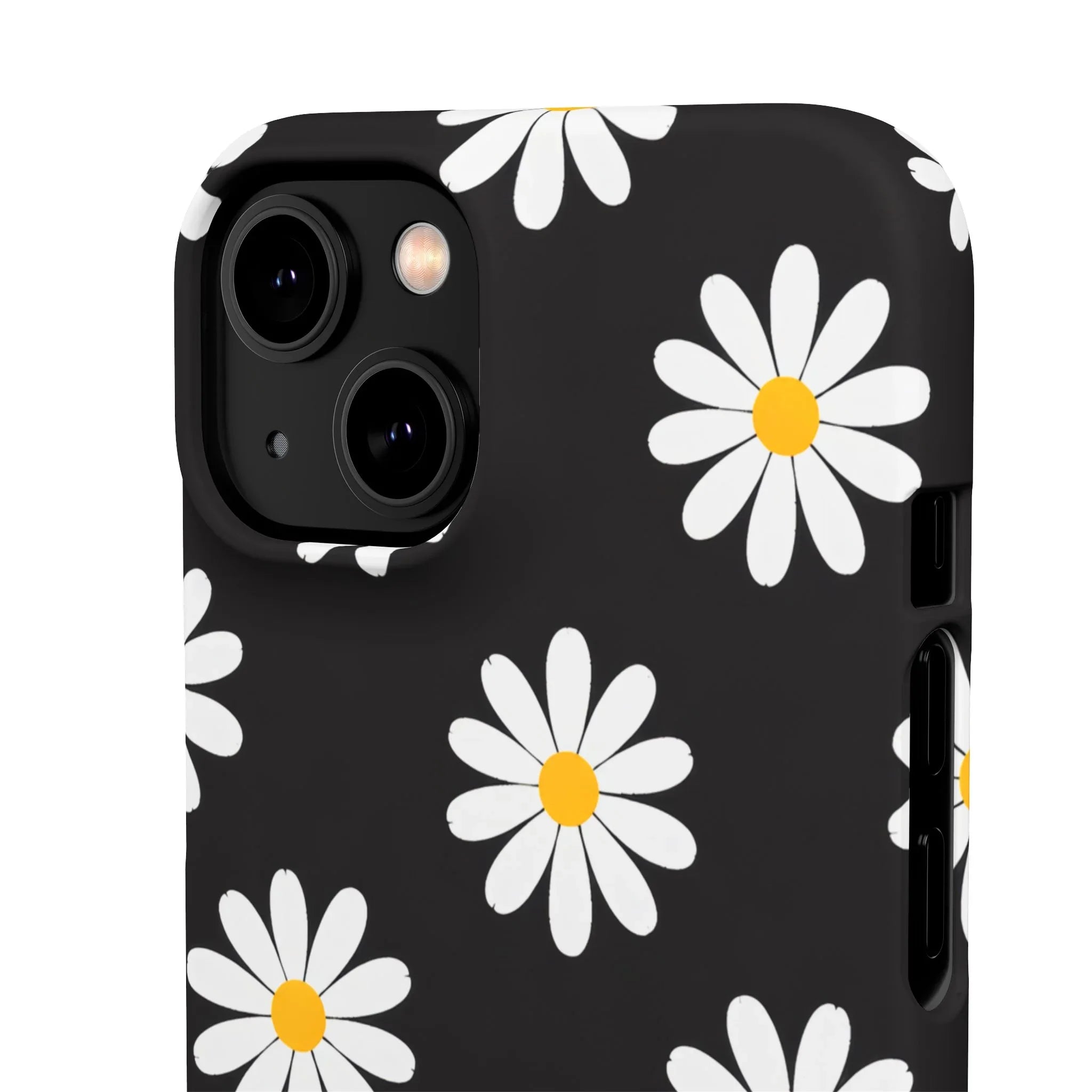 Daisy Charm Phone Case for iPhone 11-17 and Galaxy S20-S25 - KARARMDESIGN