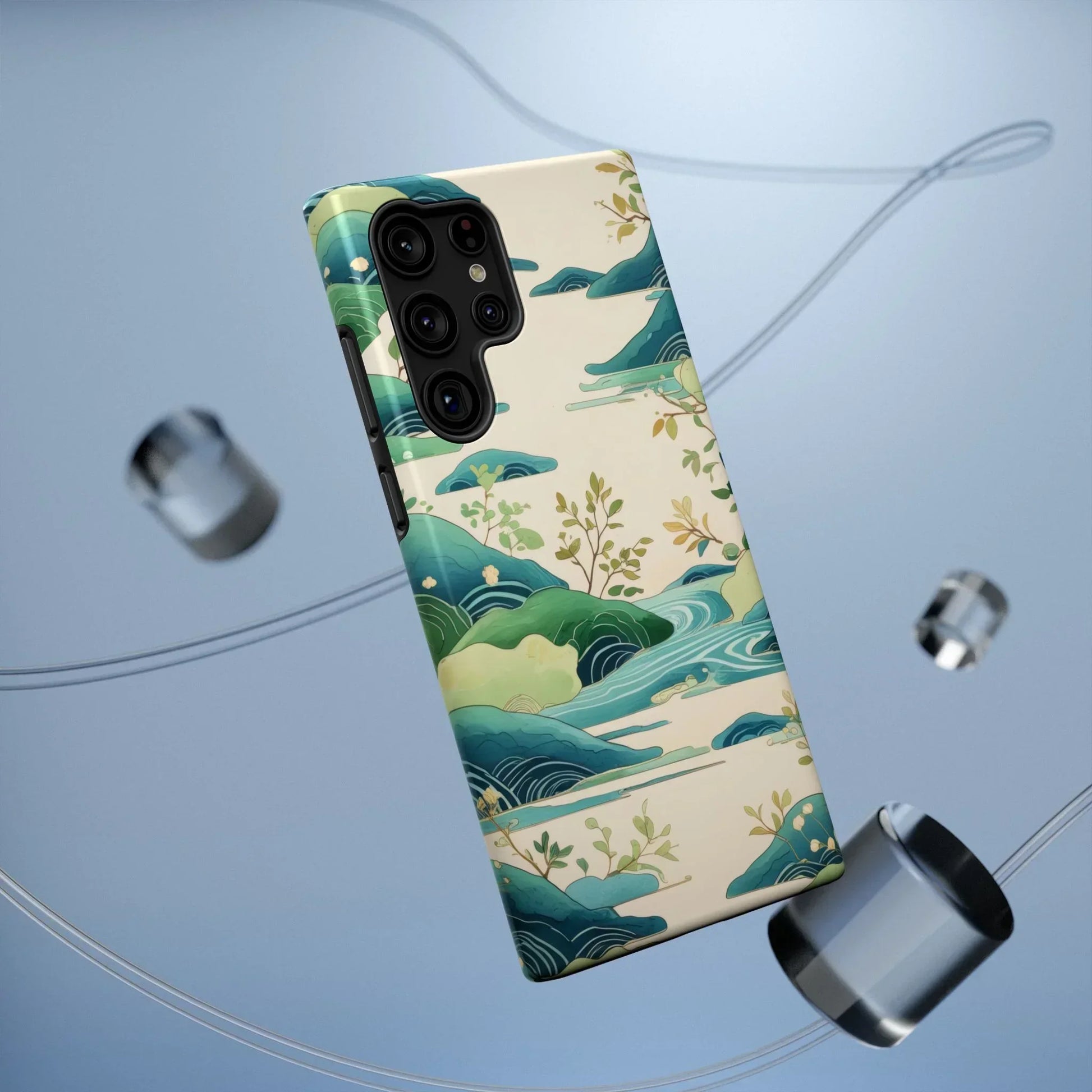 Nature Landscape Phone Case for iPhone 12-16 and Samsung Galaxy S21-S22 Models - KarArmDesign