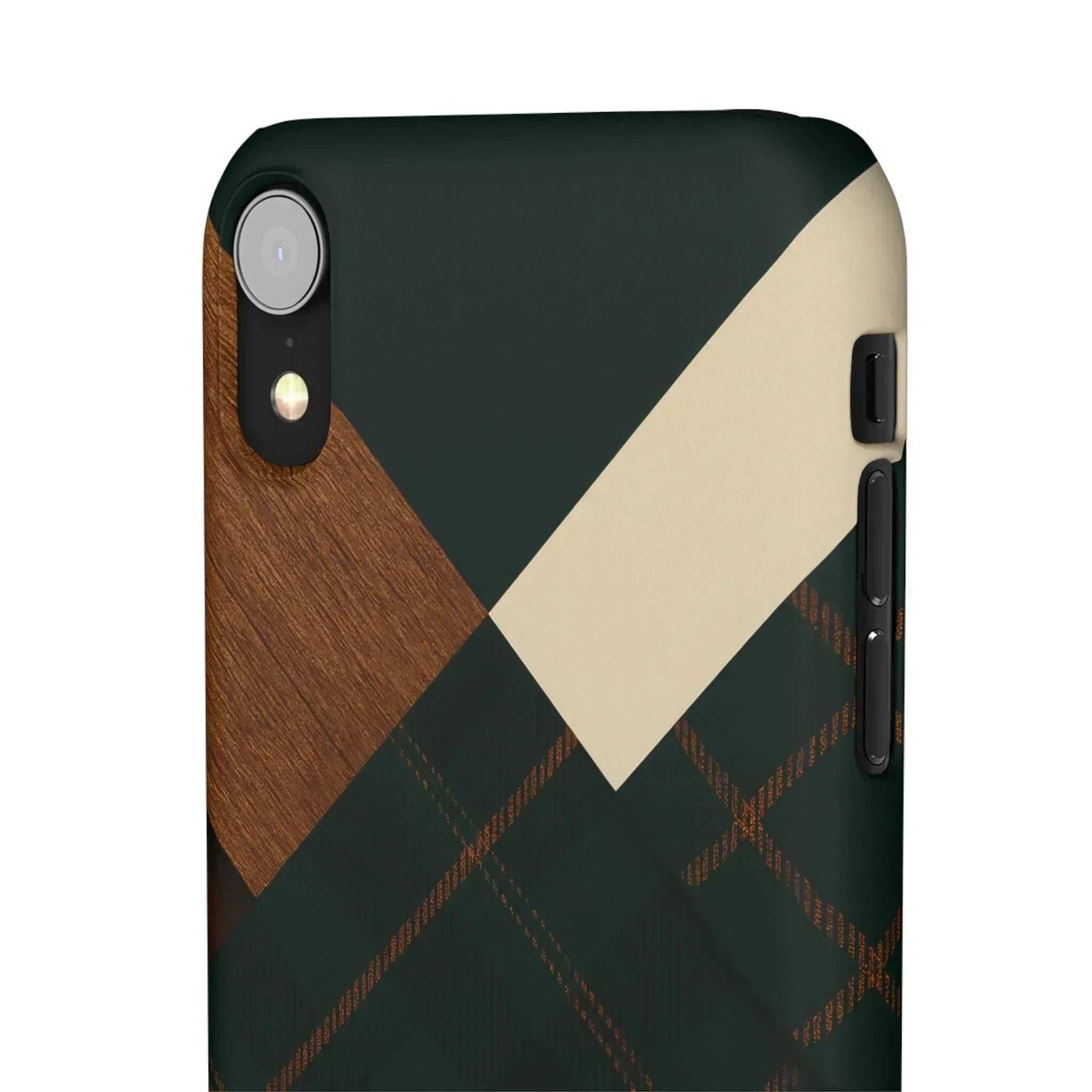 Rustic Green Phone Case for iPhone 8-16 and Galaxy S20-S24 - KARARMDESIGN