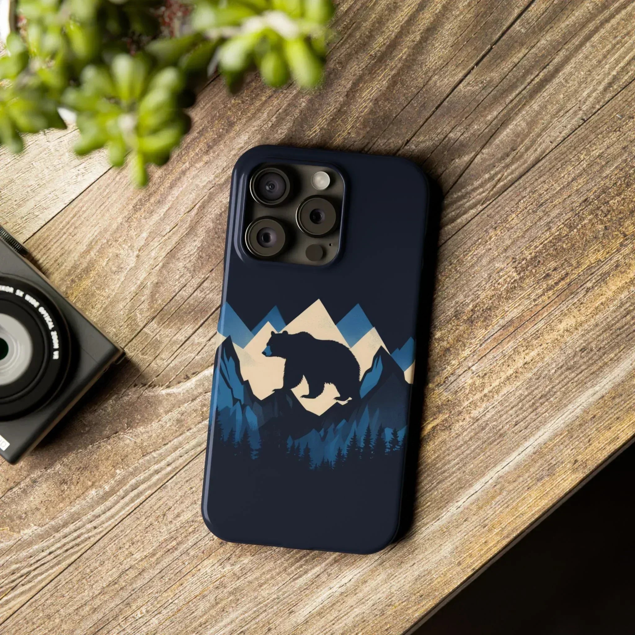Wild Bear Phone Case for iPhone 11-17 - KARARMDESIGN