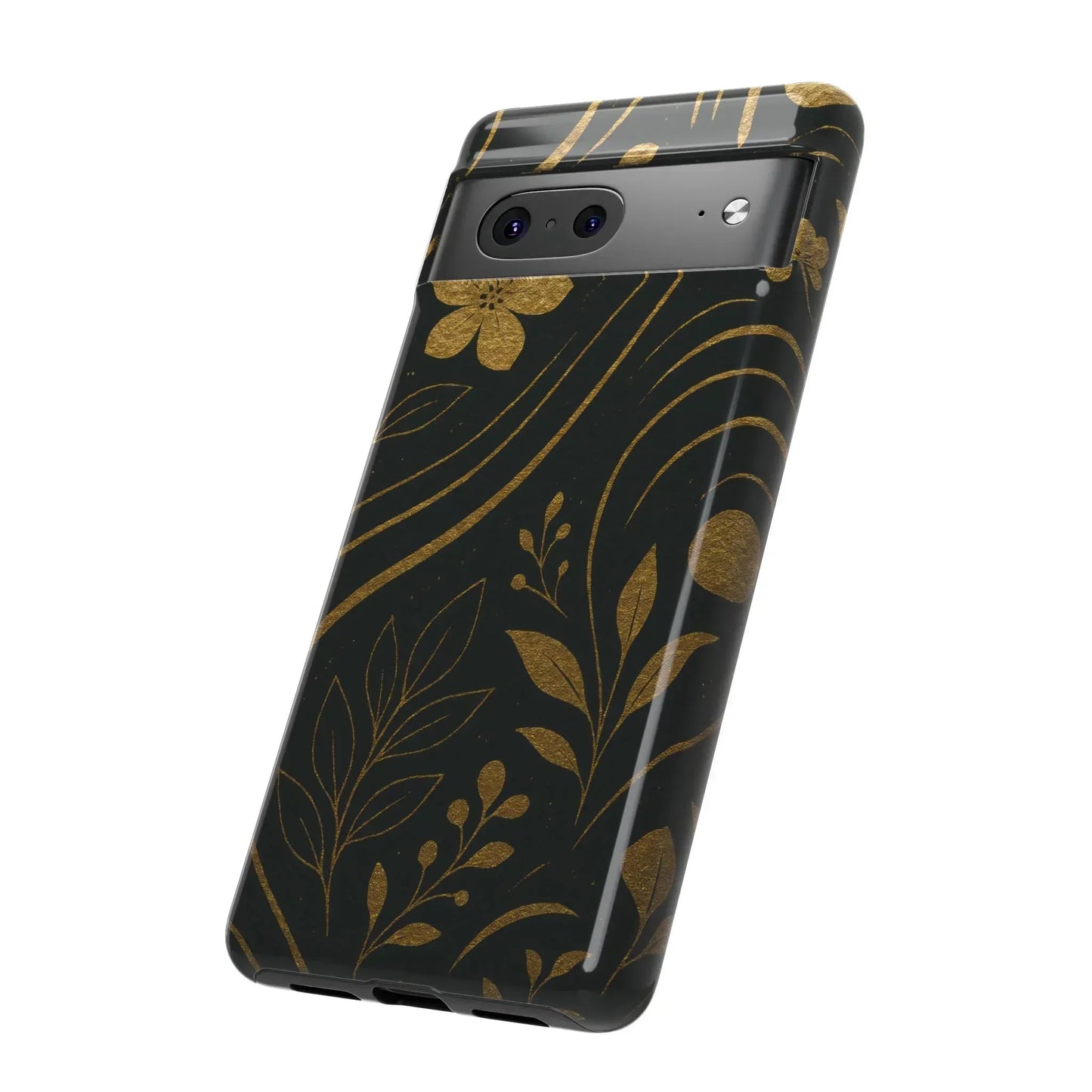 Foil Frenzy Abstract Gold Pattern Phone Case for Samsung Galaxy and Google Pixel - KarArmDesign