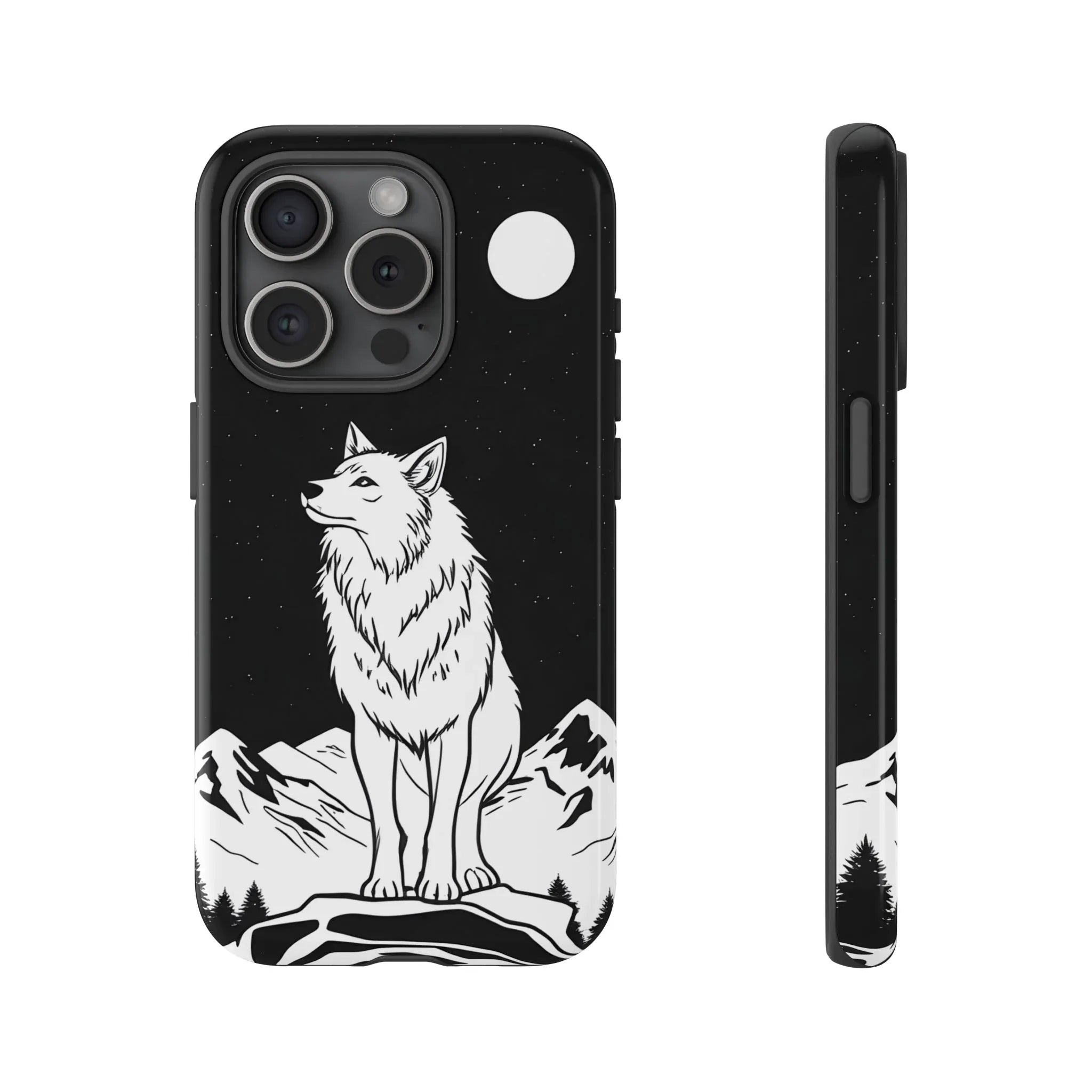 Majestic Wolf Phone Case for iPhone and Galaxy - KARARMDESIGN