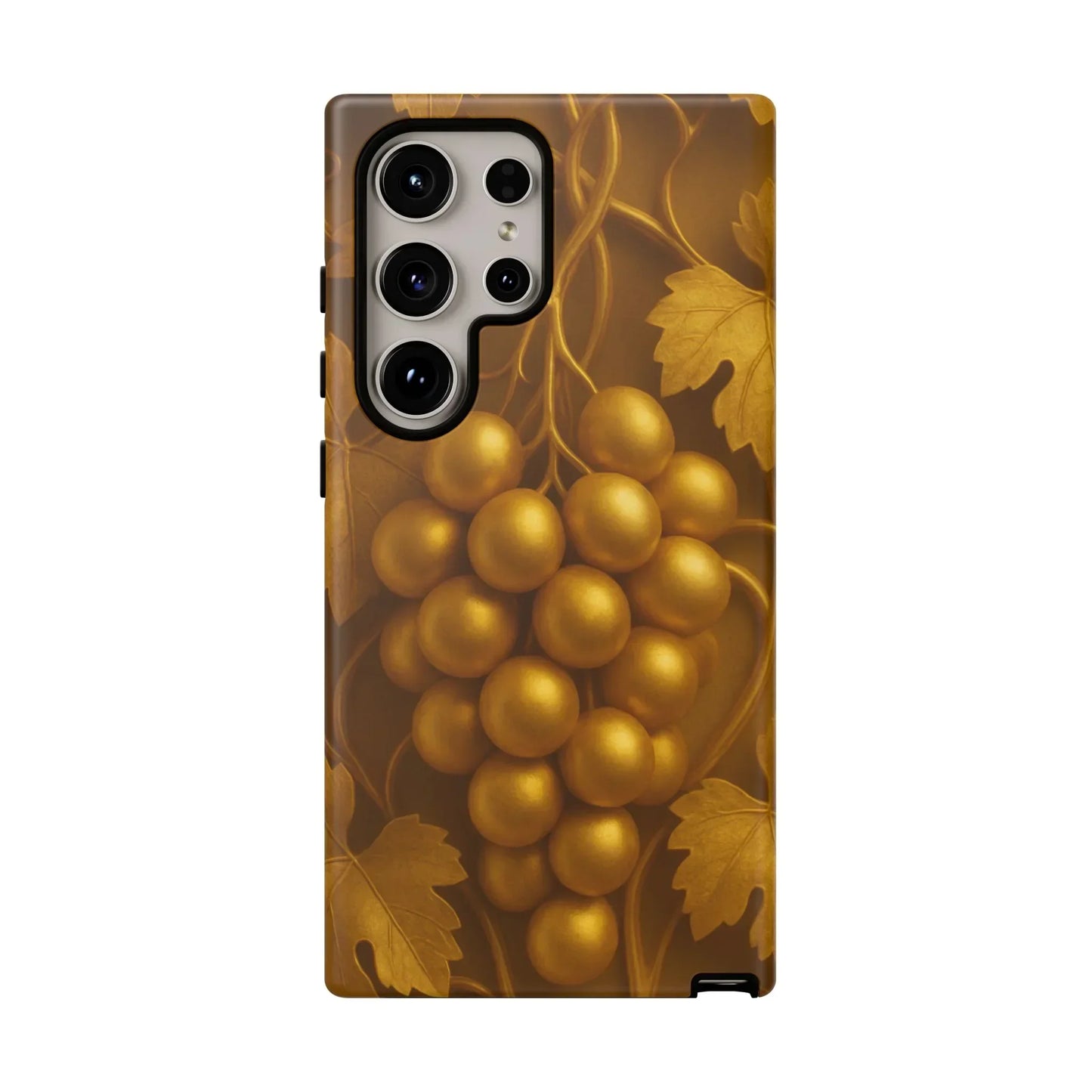 Golden Grapes Phone Case for Samsung Galaxy S10-S25 Models - KarArmDesign