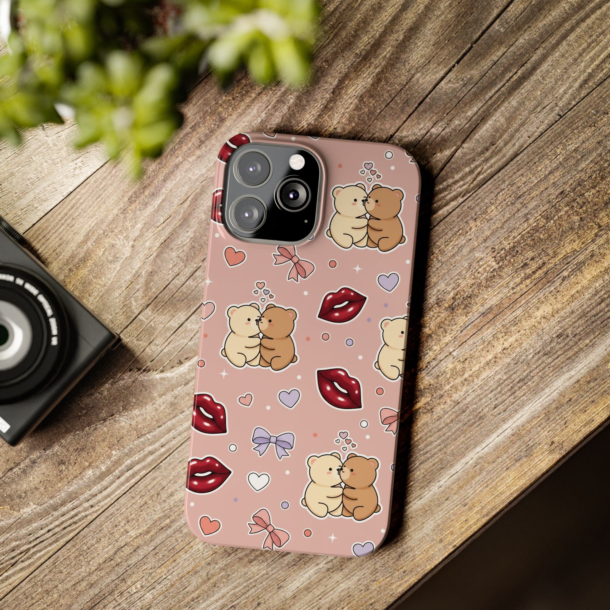 Bear Hug Bliss Phone Case for iPhone 11–17