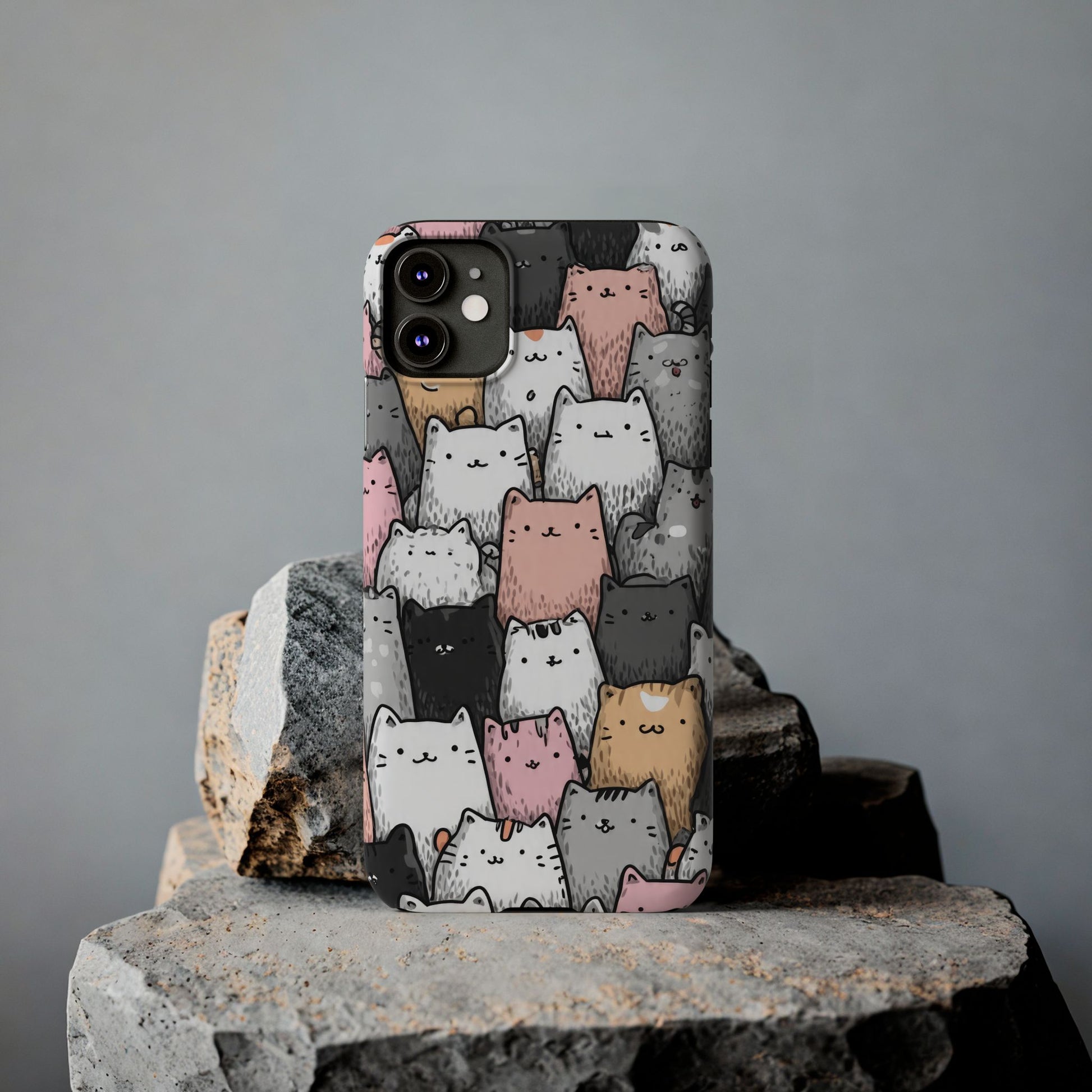 Cat Carnival Phone Case for iPhone 11-17 Models - KARARMDESIGN