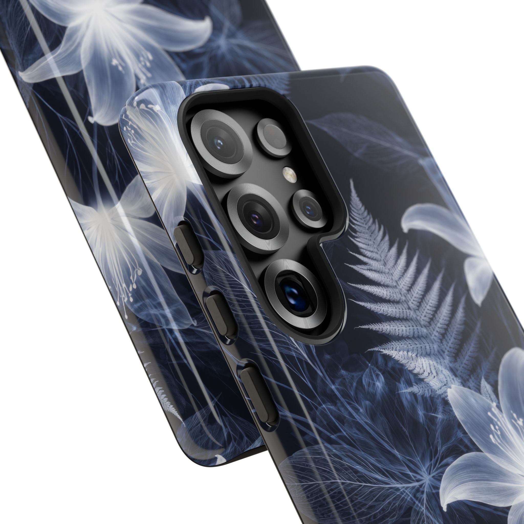 Moonlight Garden Phone Case for iPhone 11-17 and Galaxy S20-S26