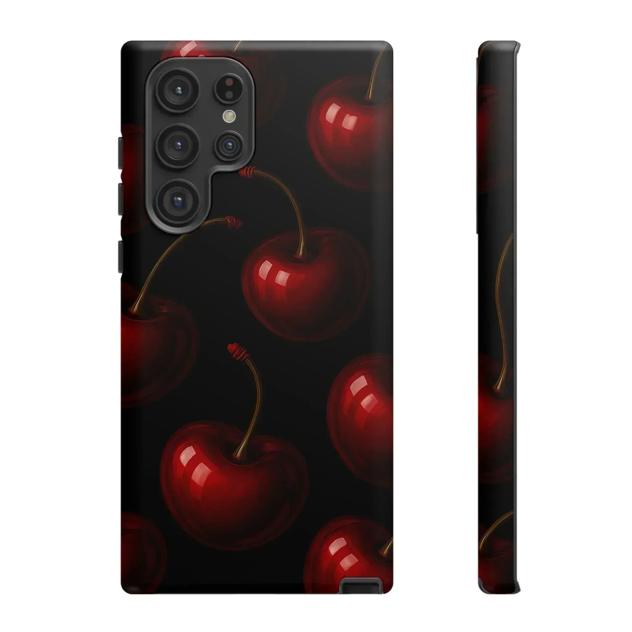 Cherry Phone Case for iPhone X-16 and Galaxy S20-S25 - KARARMDESIGN