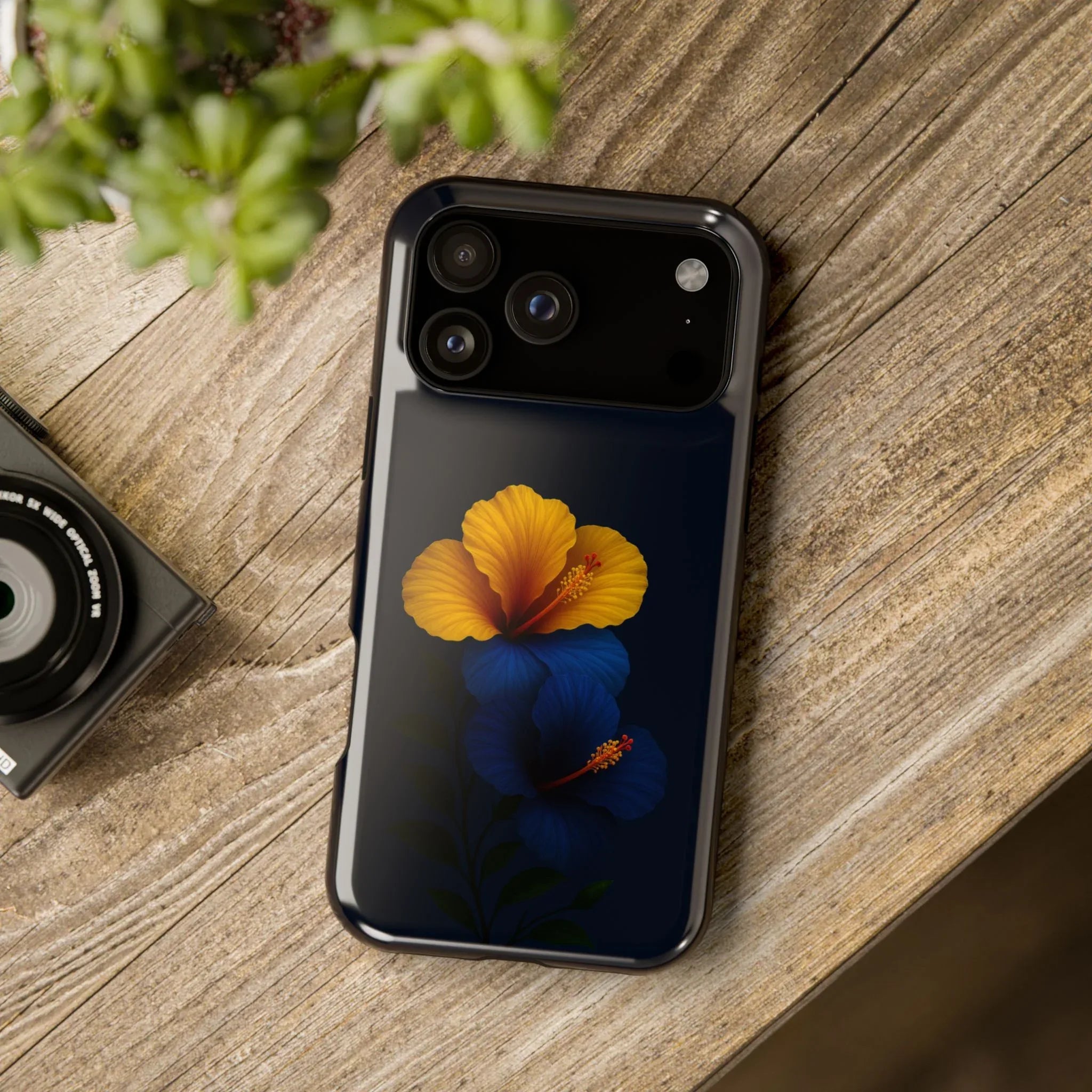 Elegant Hibiscus Phone Case for iPhone 11-17 and Galaxy S21-S22 - KARARMDESIGN