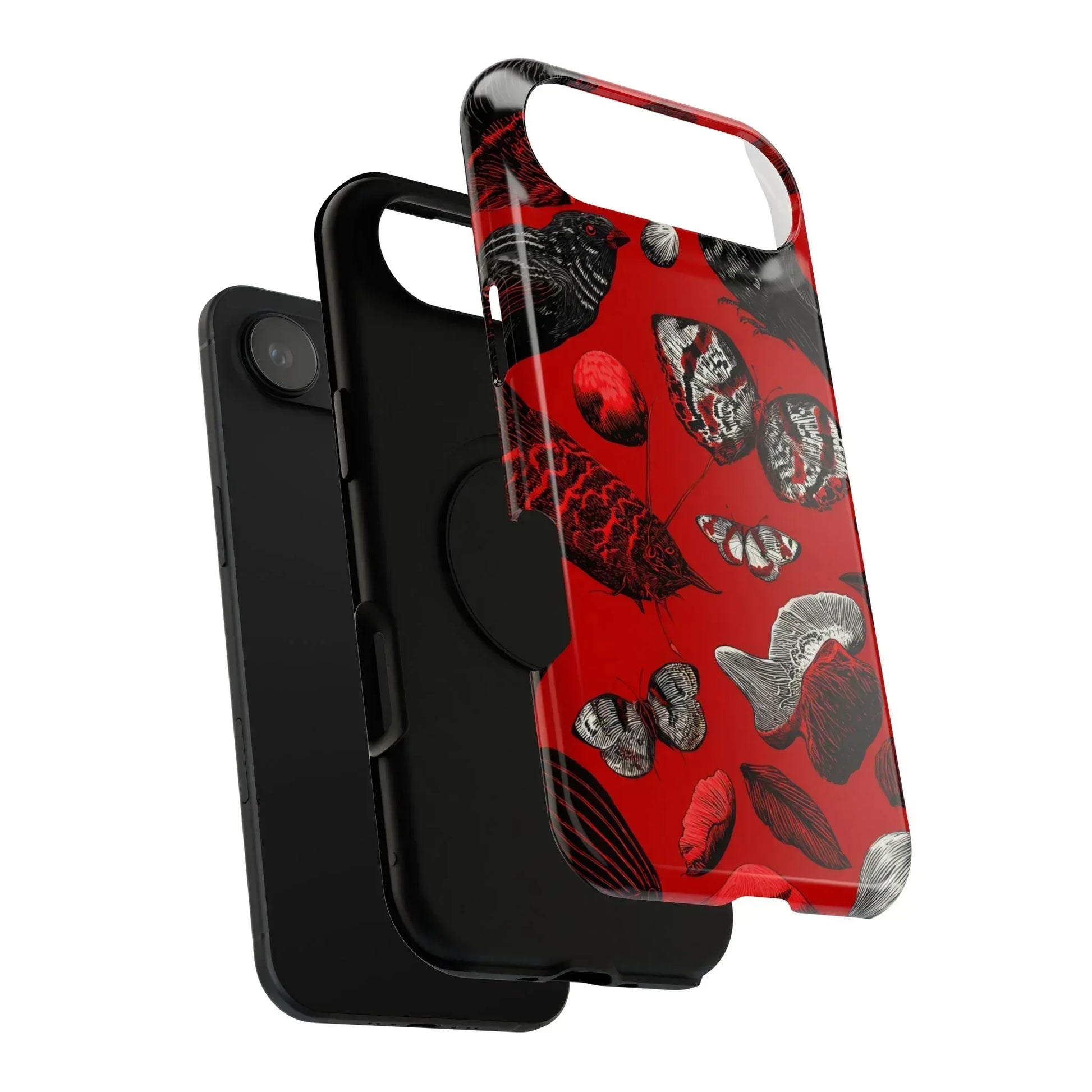 Crimson Wilderness Phone Case for iPhone 11-17 - KARARMDESIGN