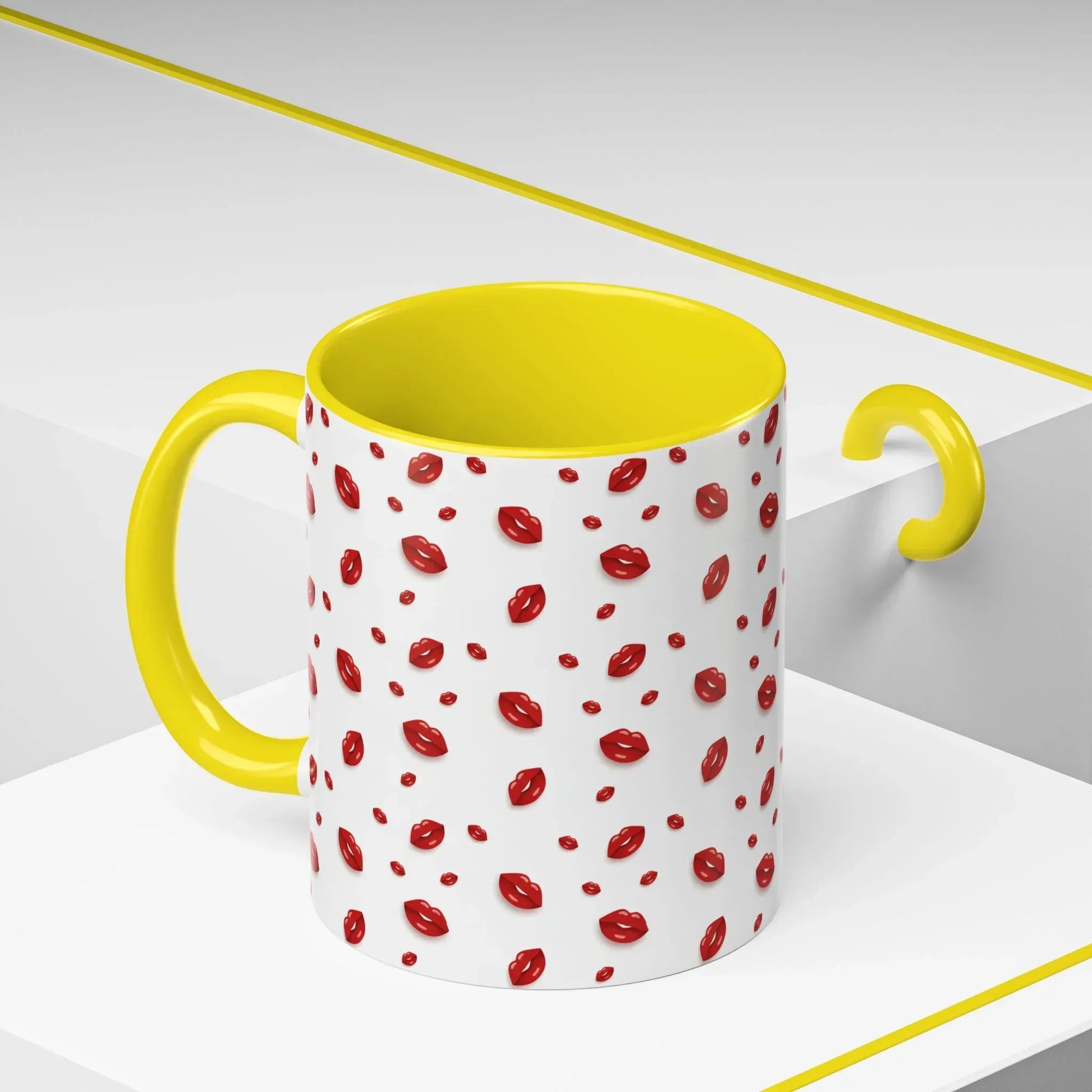 Hot Lips Mug - Accent Coffee Mug (11, 15oz) - KARARMDESIGN