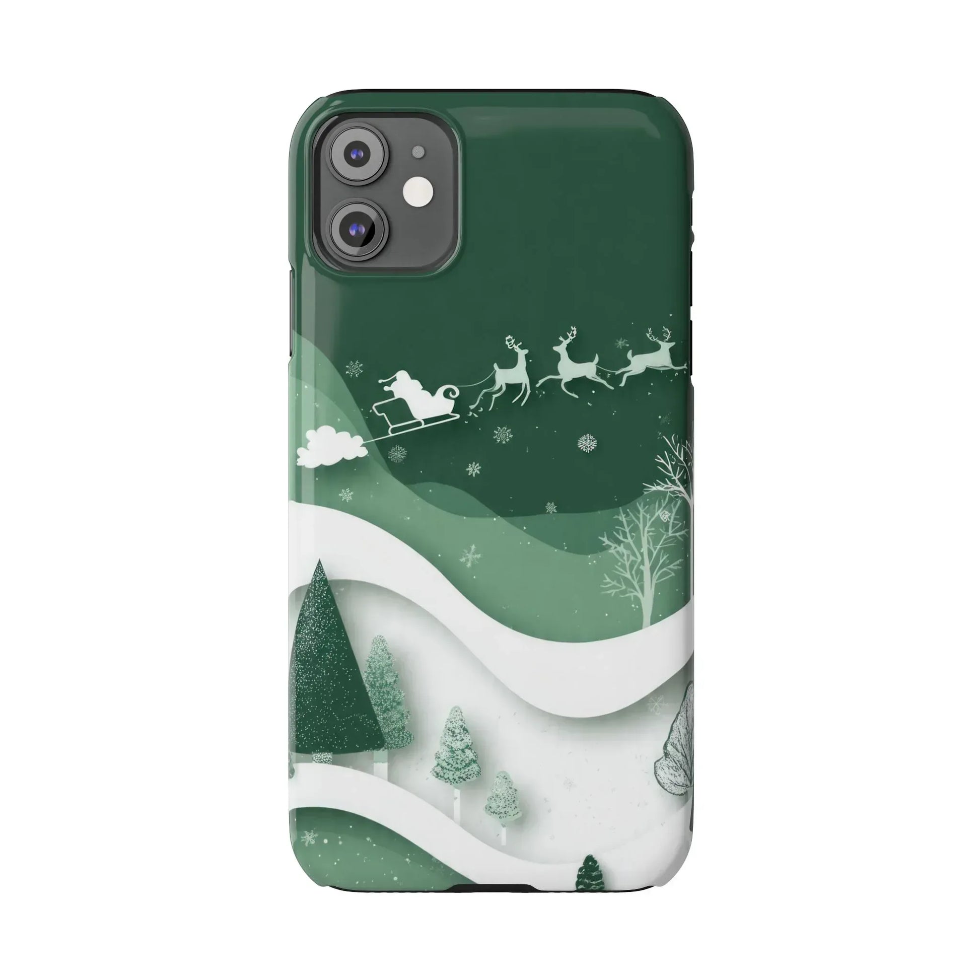 Evergreen Forest Phone Case for iPhone 11–17 - KARARMDESIGN