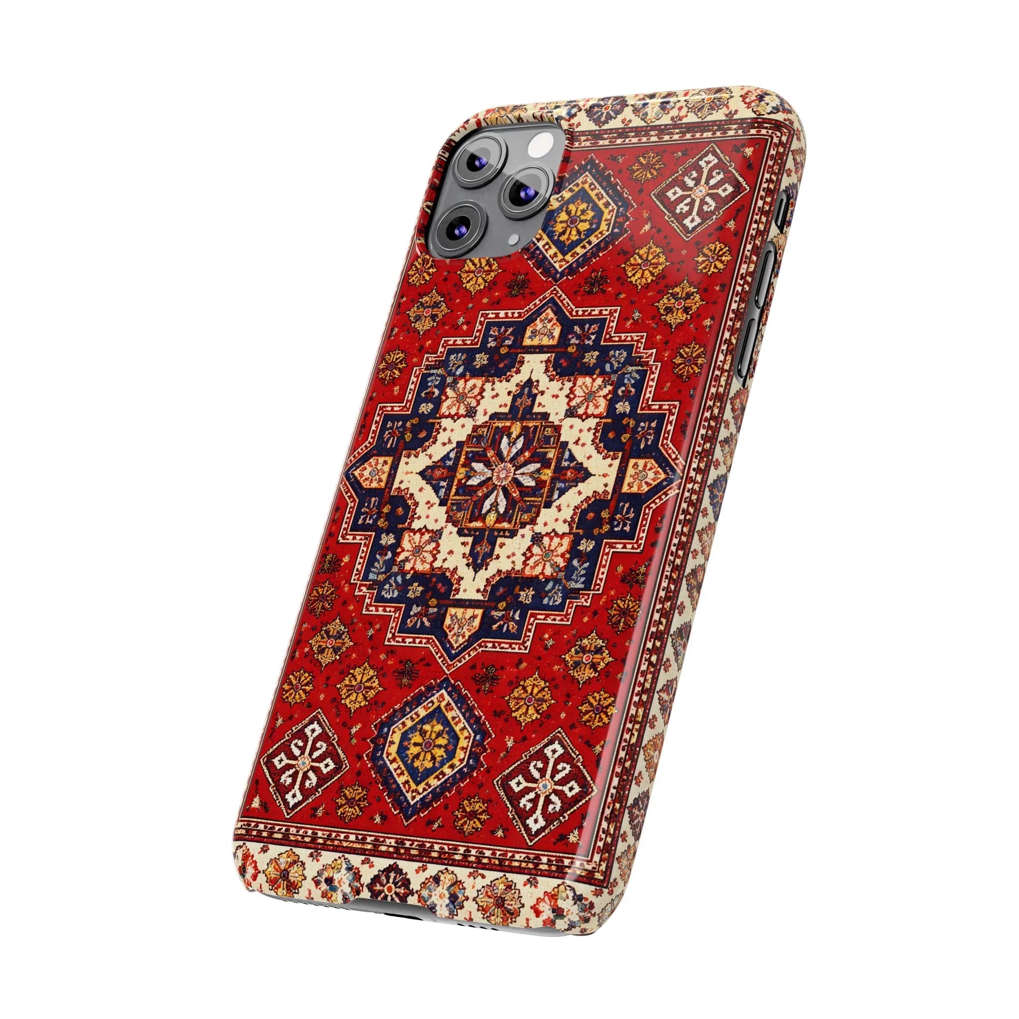 Armenian Carpet Pattern Phone Case for iPhone 11-16 - KARARMDESIGN