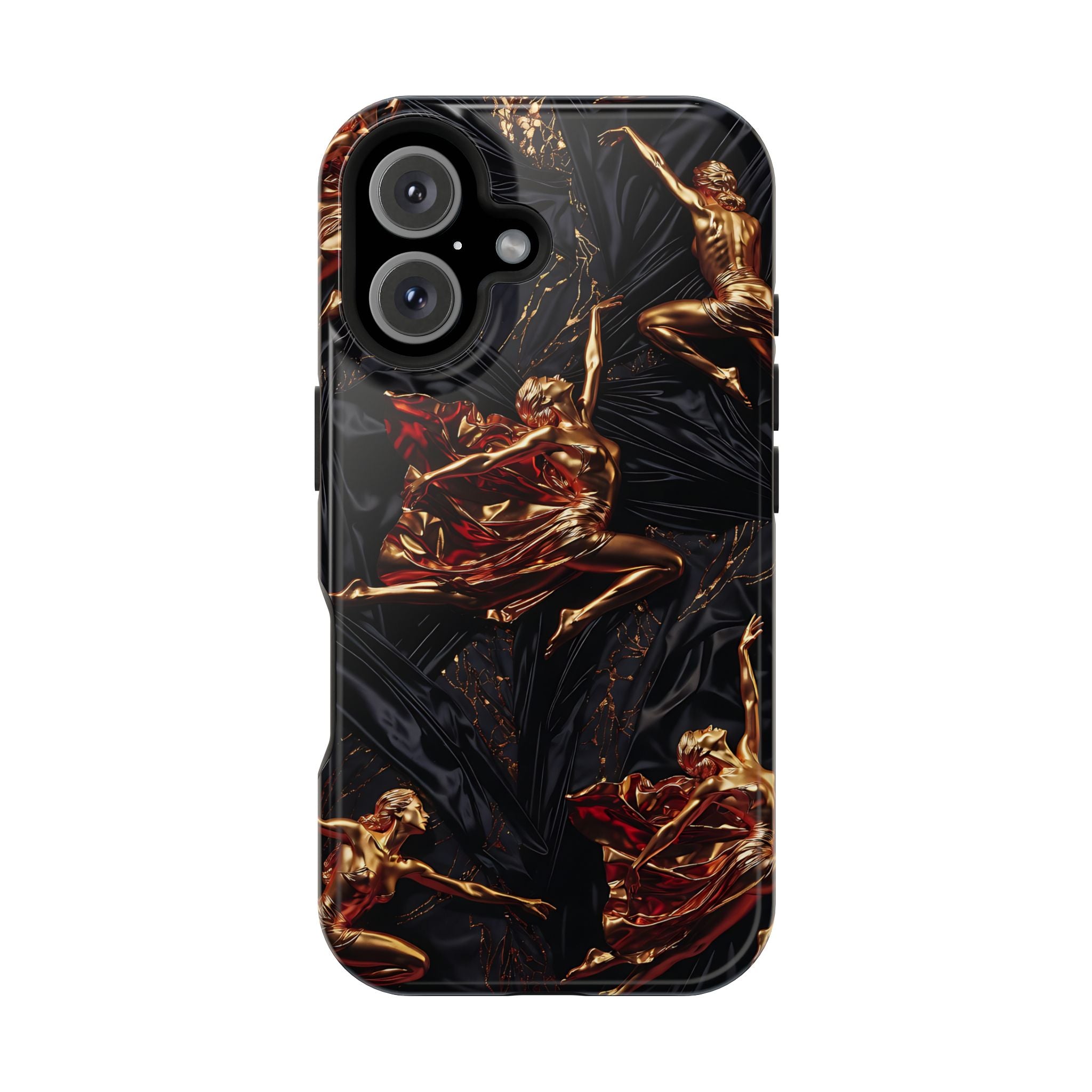 Gold Sculpture Phone Case for iPhone 13-17 & Samsung Galaxy S26