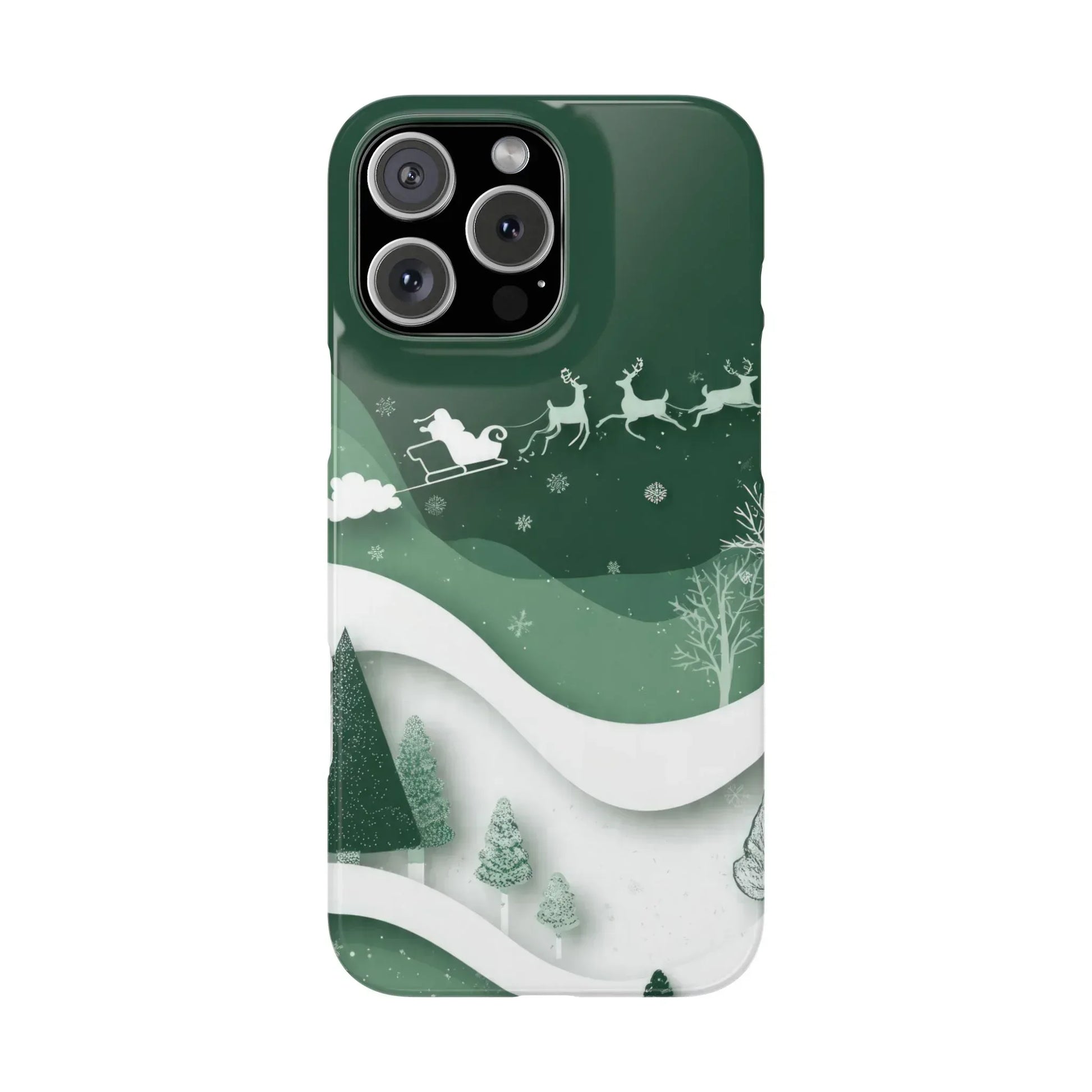 Evergreen Forest Phone Case for iPhone 11–17 - KARARMDESIGN