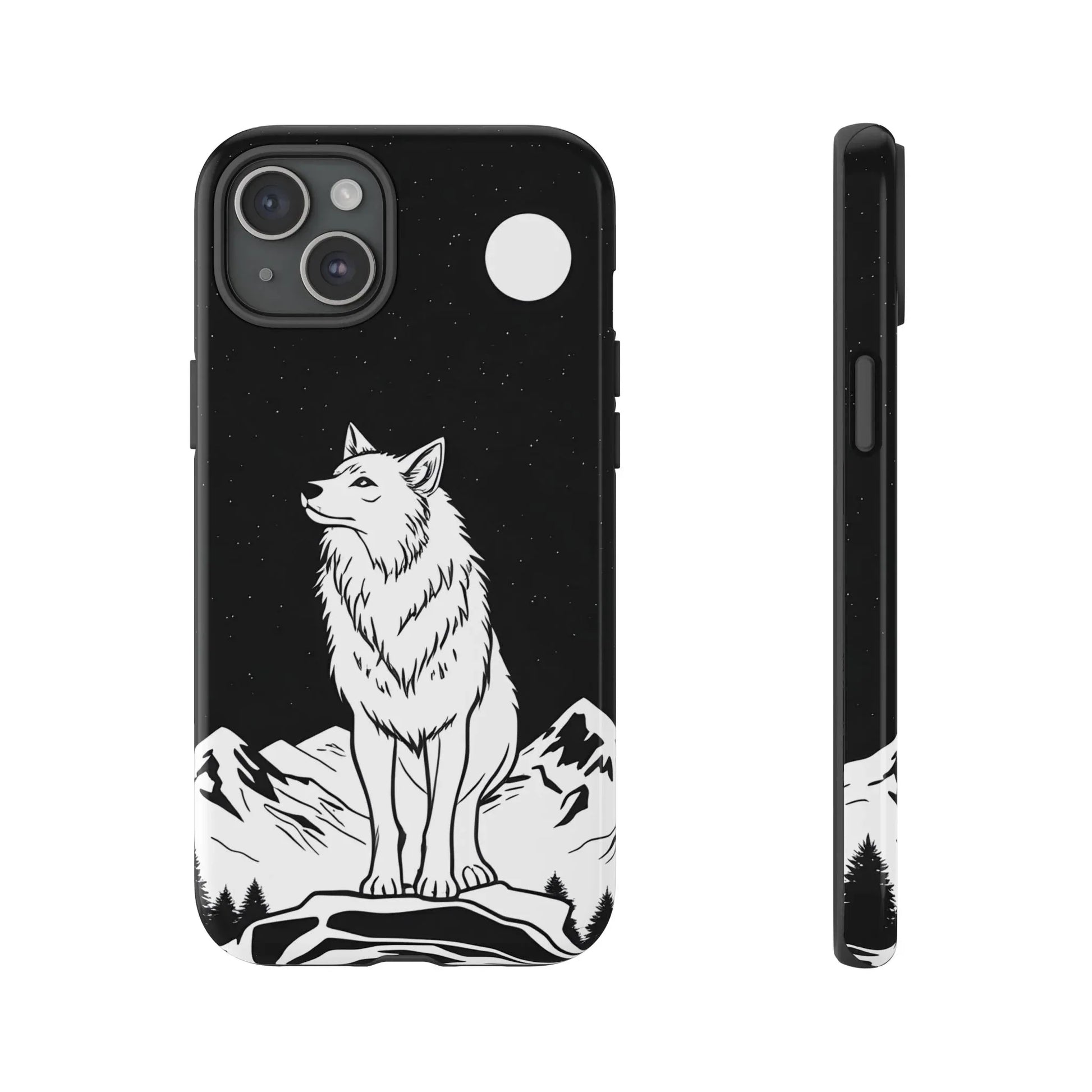 Majestic Wolf Phone Case for iPhone and Galaxy - KARARMDESIGN