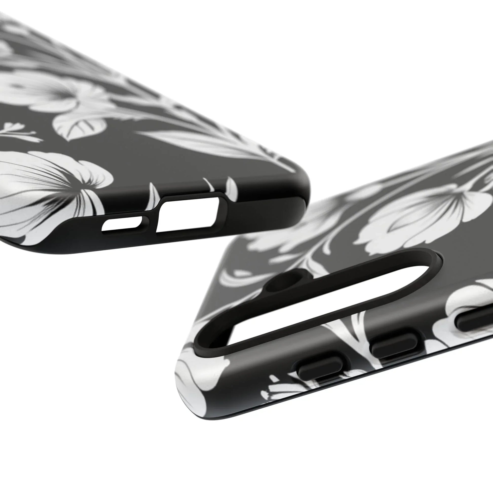 Elegant Floral Phone Case for Galaxy S20-S25 - KARARMDESIGN