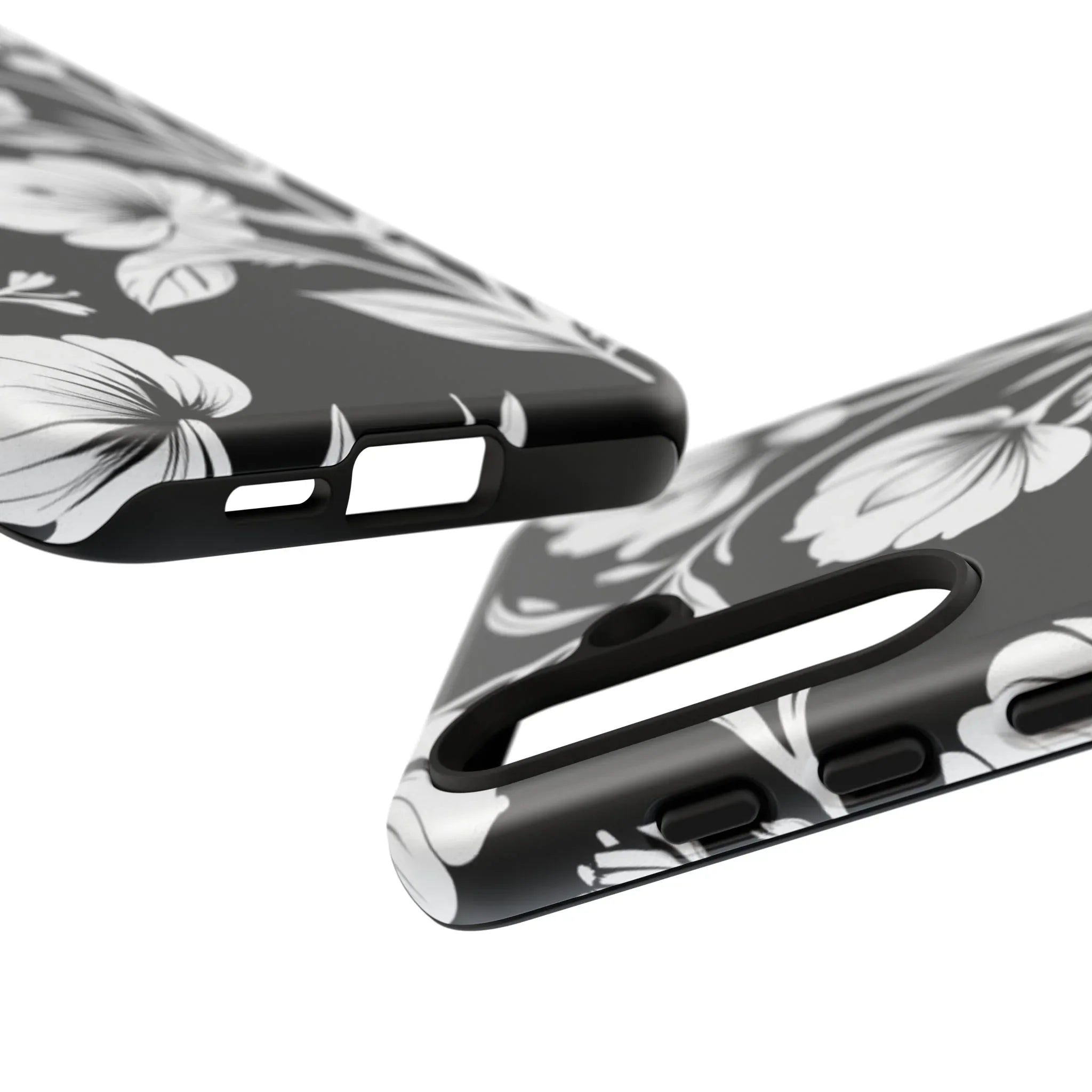 Elegant Floral Phone Case for Galaxy S20-S25 - KARARMDESIGN