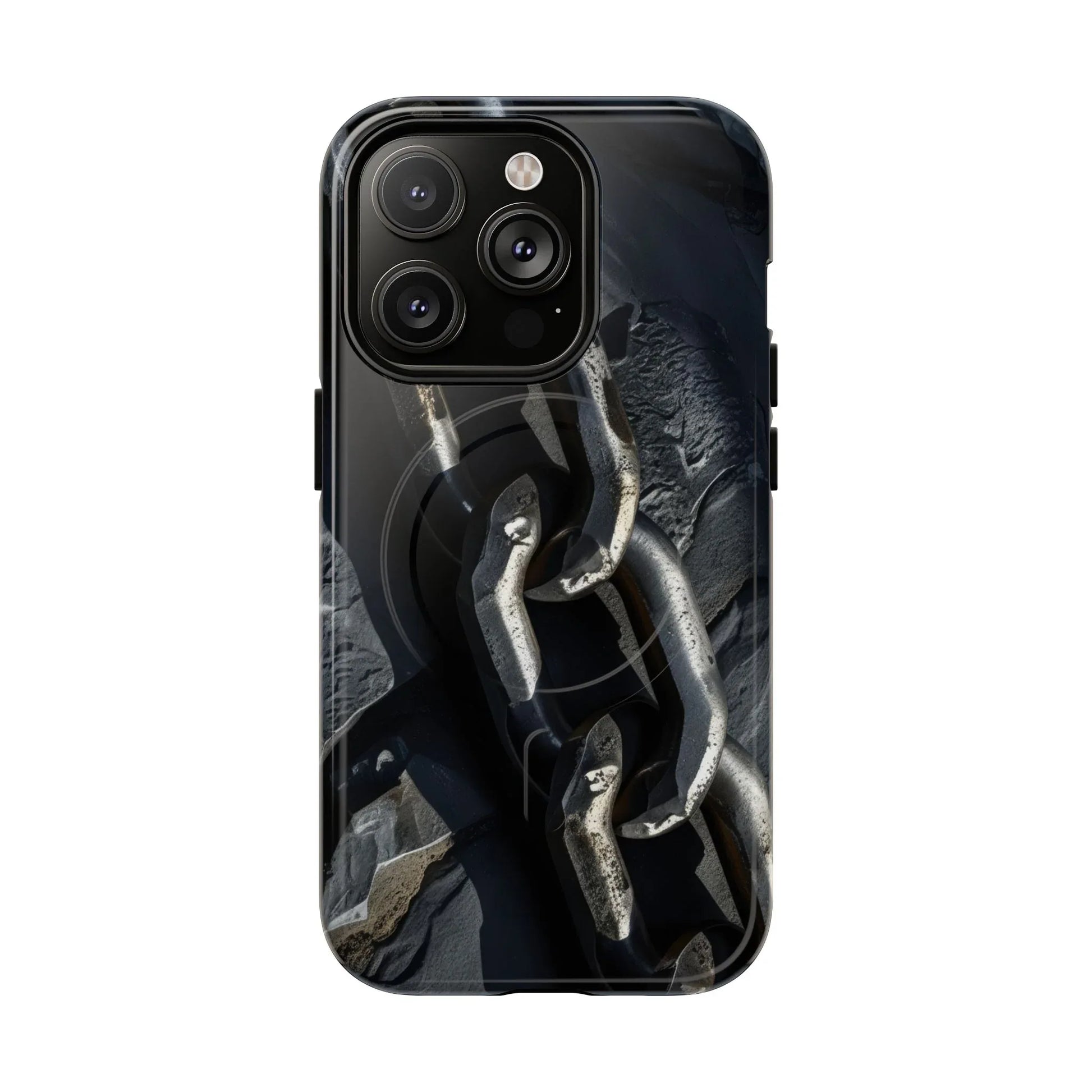 “Iron Chain” Tough Magnetic Phone Case for iPhone 13-17 - KARARMDESIGN