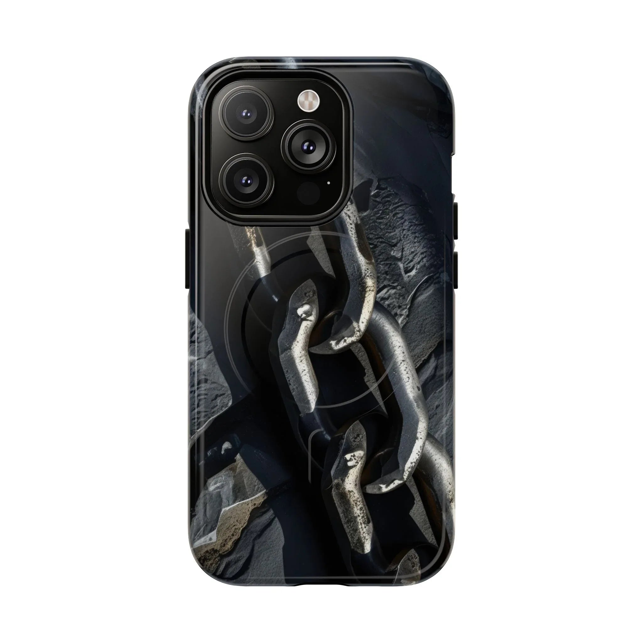 “Iron Chain” Tough Magnetic Phone Case for iPhone 13-17 - KARARMDESIGN