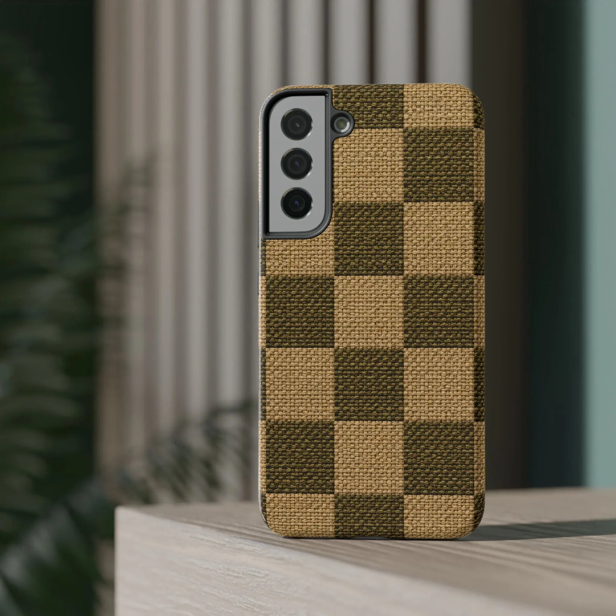 Rustic Woven Phone Case for iPhone 11-17 and Galaxy S21-S22 - KARARMDESIGN
