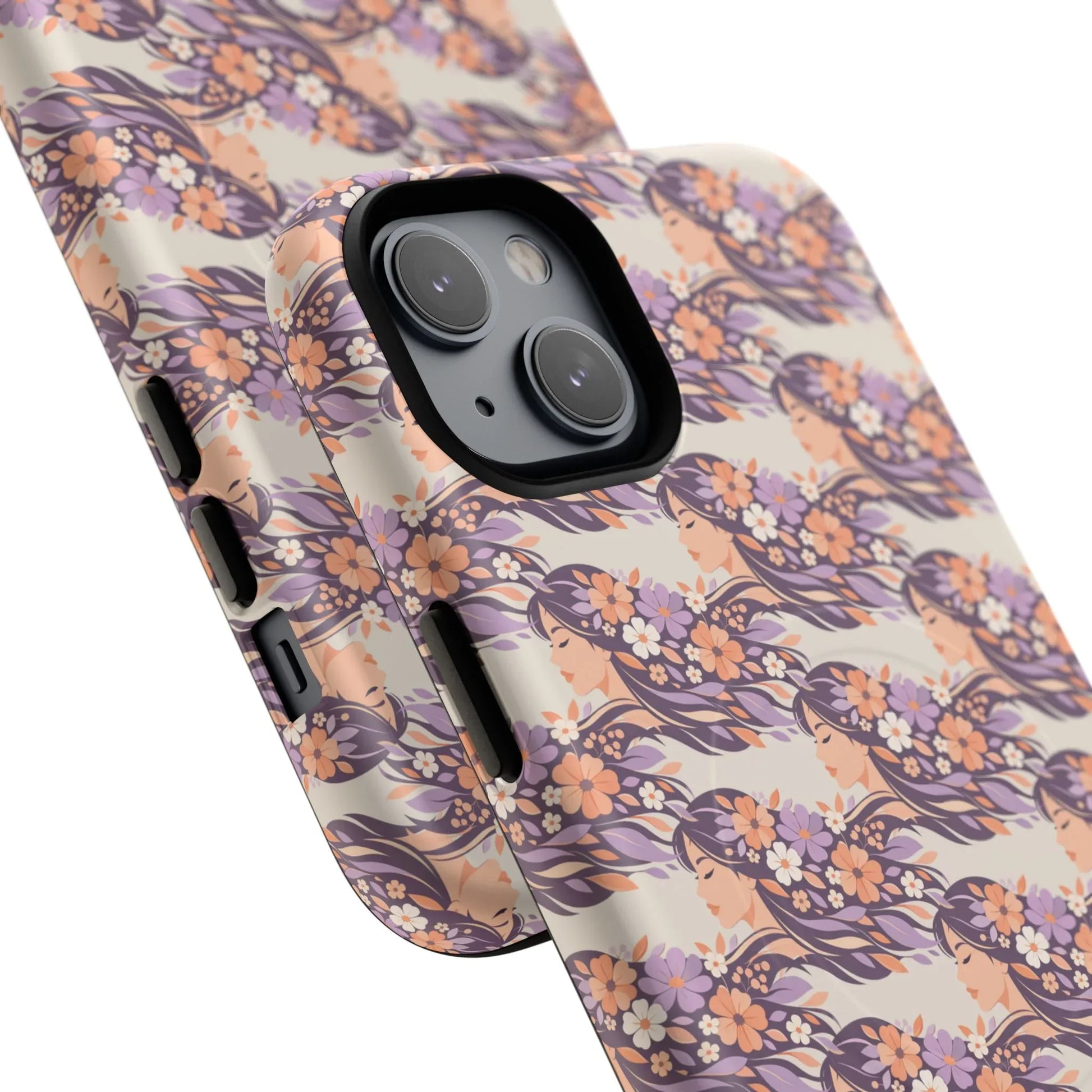 Floral Goddess Phone Case for iPhone 13-17 - KARARMDESIGN