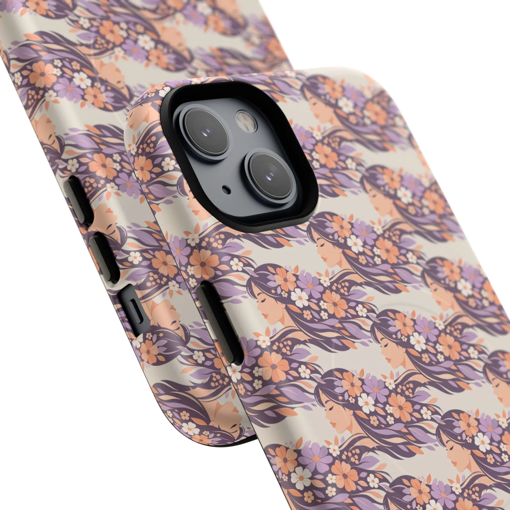 Floral Goddess Phone Case for iPhone 13-17 - KARARMDESIGN