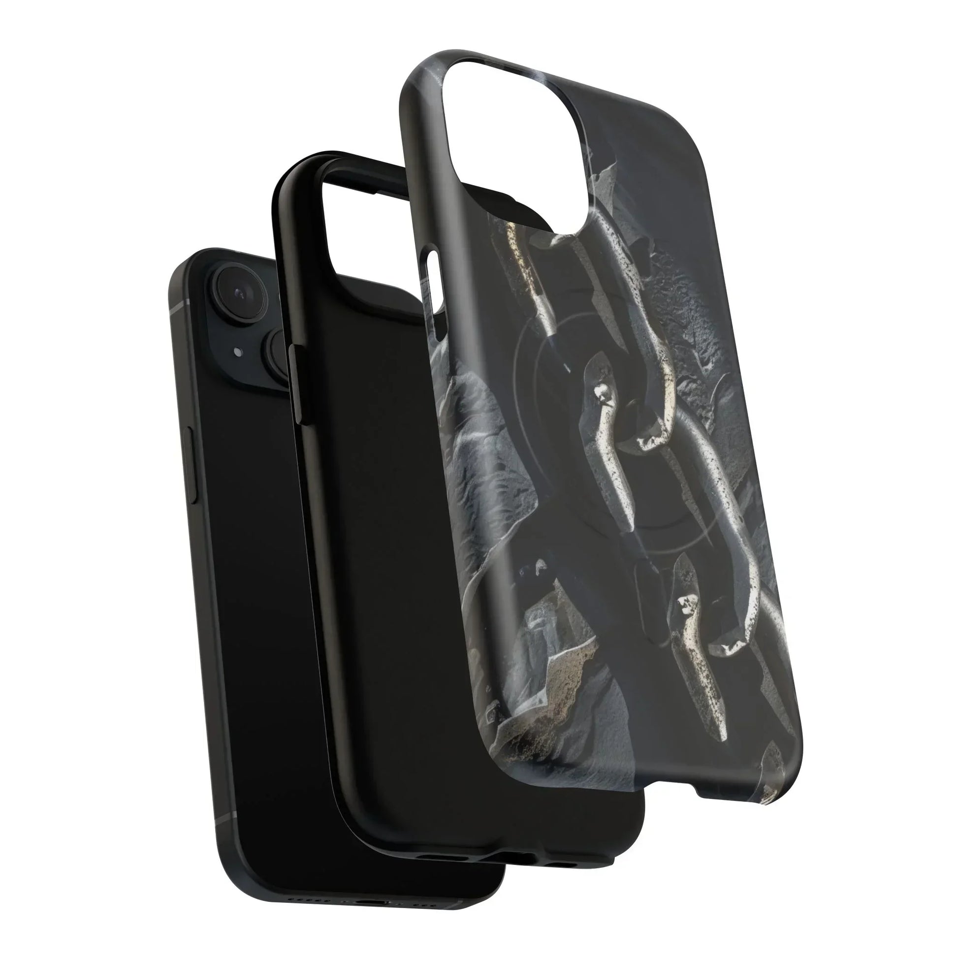 “Iron Chain” Tough Magnetic Phone Case for iPhone 14-16 Models - KarArmDesign