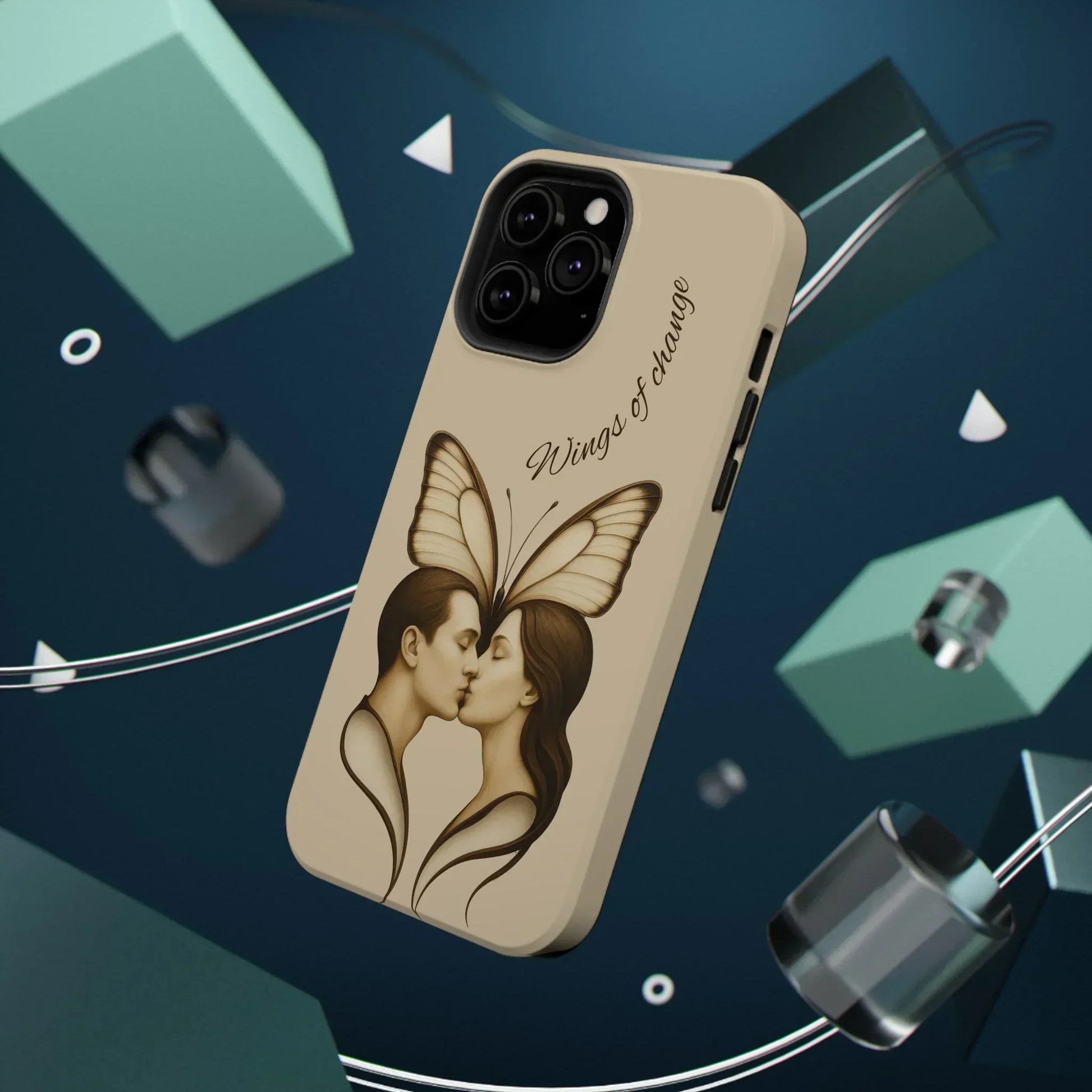 Romantic Butterfly Couple Phone Case for iPhone 12-16 and Samsung Galaxy S22 - KarArmDesign