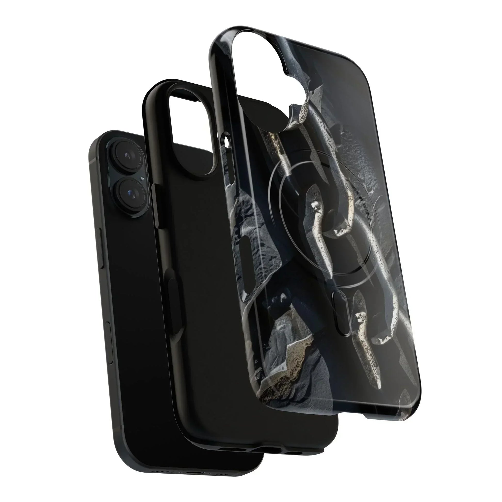 “Iron Chain” Tough Magnetic Phone Case for iPhone 14-16 Models - KarArmDesign