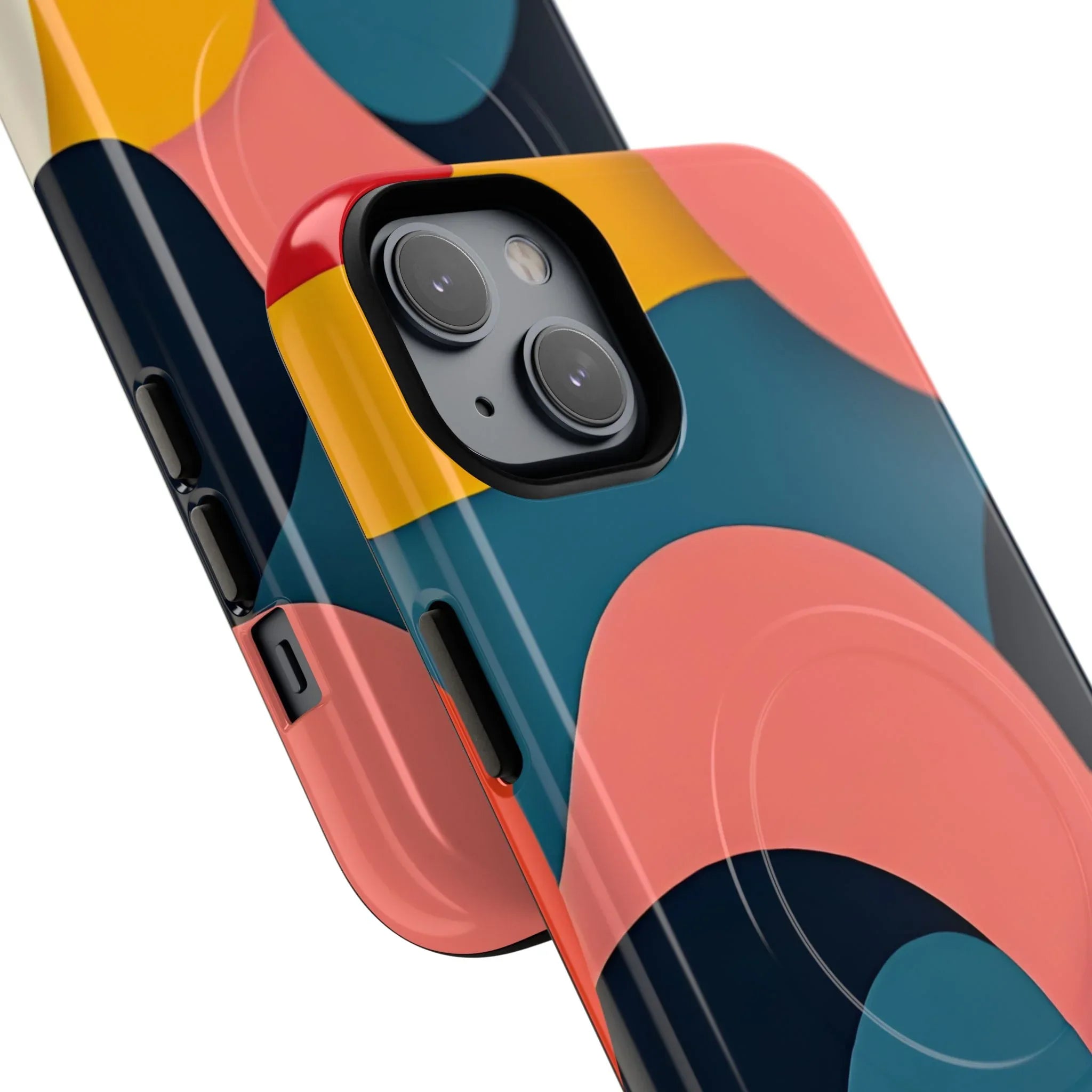 Colorful Abstract Art Phone Case for iPhone 13-17 - KARARMDESIGN
