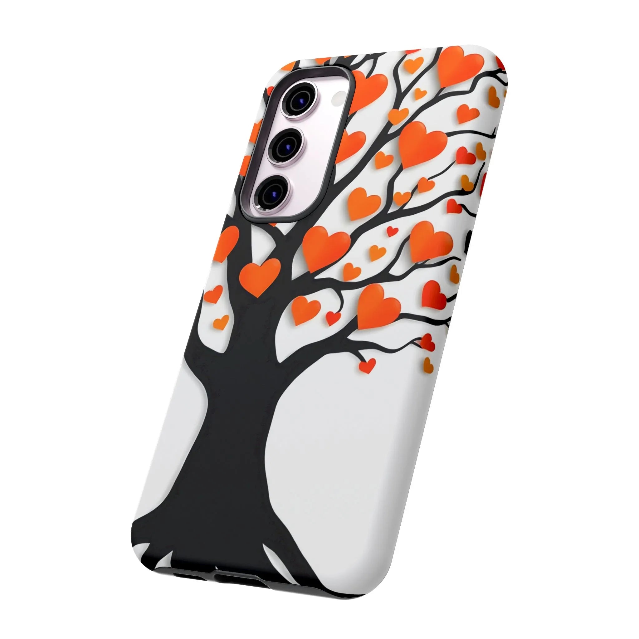 Heart Design Phone Case for iPhone 11–17 and Galaxy S20–S25 - KARARMDESIGN