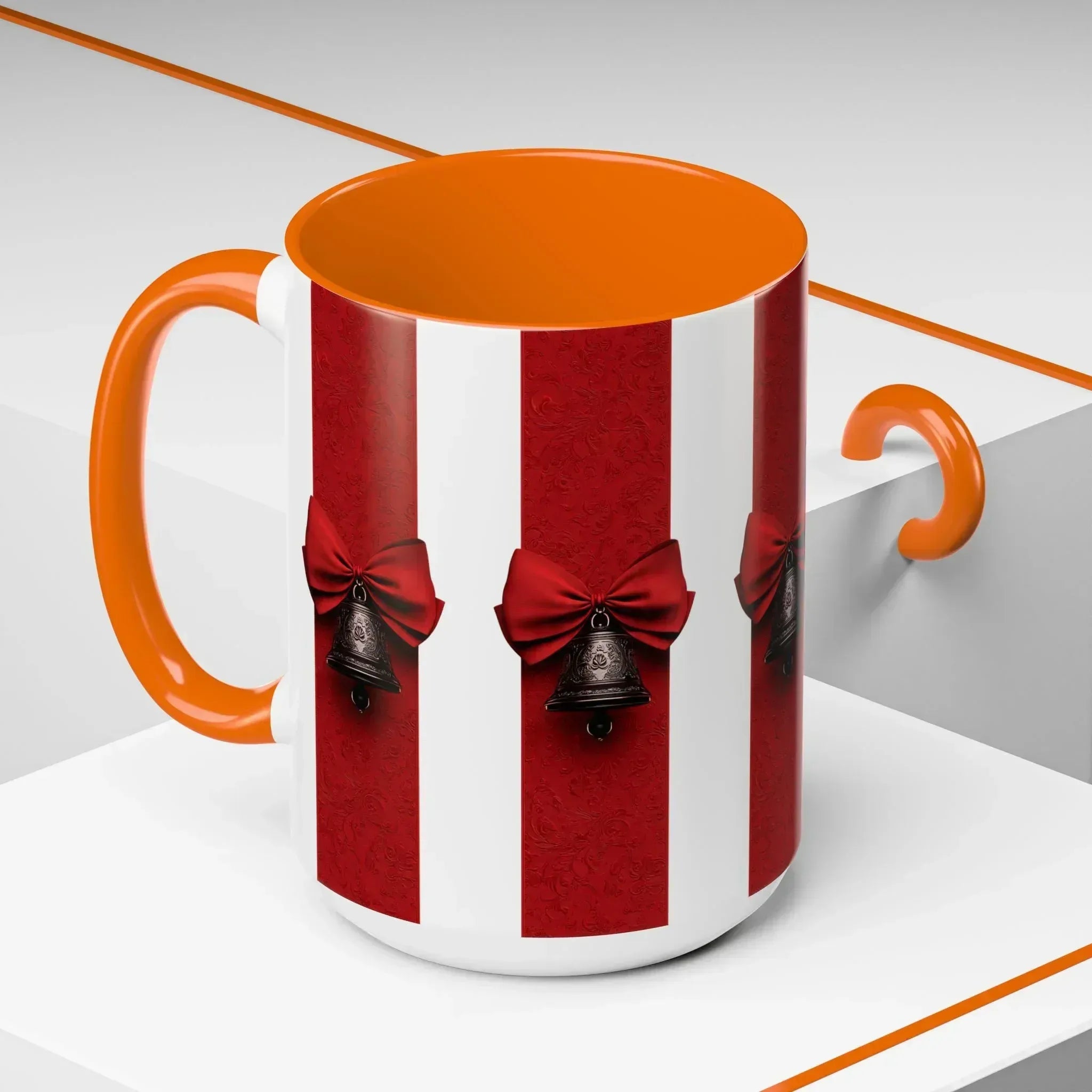 Holiday Bells Mug - Accent Coffee Mug (11, 15oz) - KARARMDESIGN